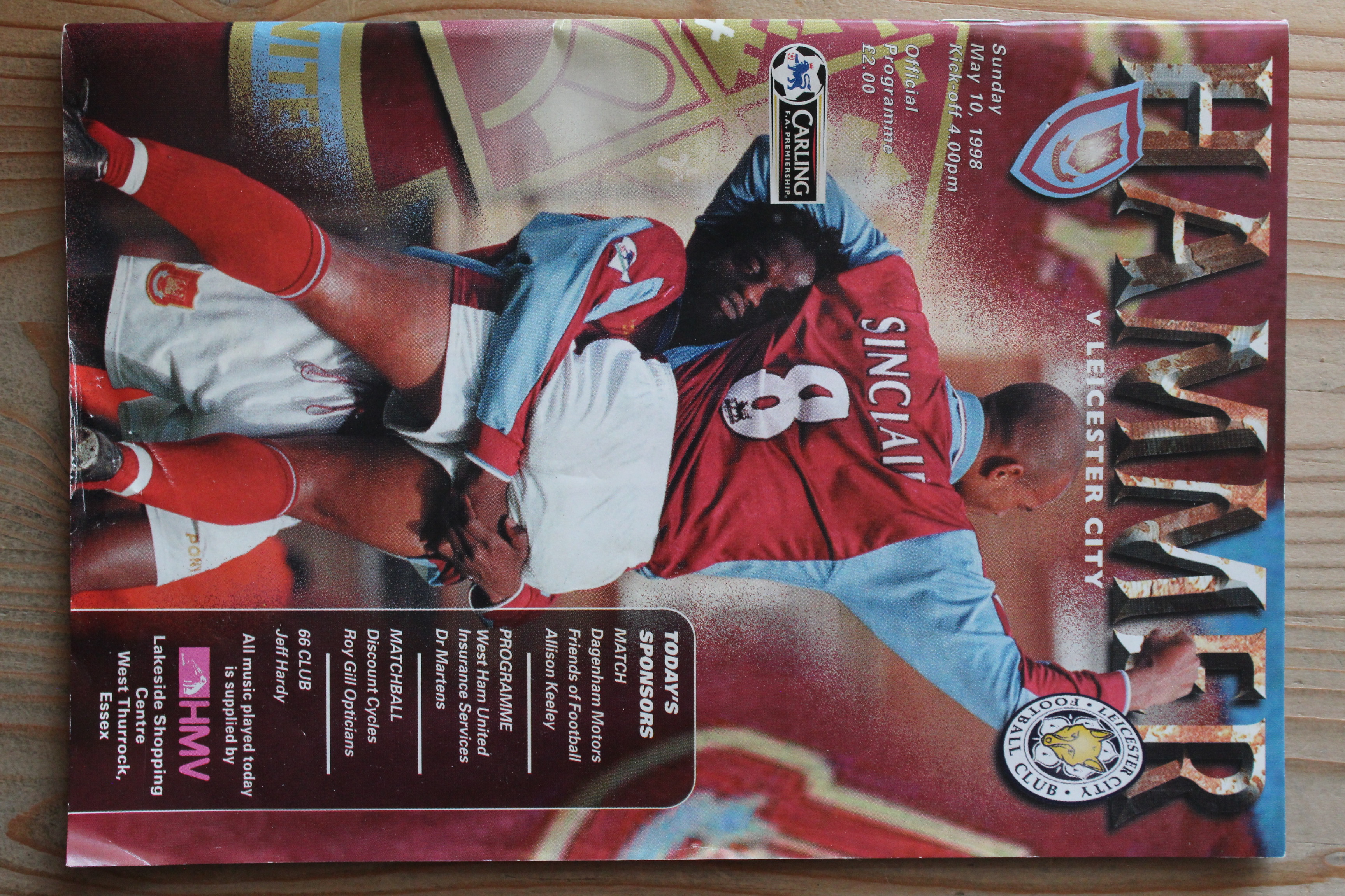 West Ham United FC v Leicester City FC