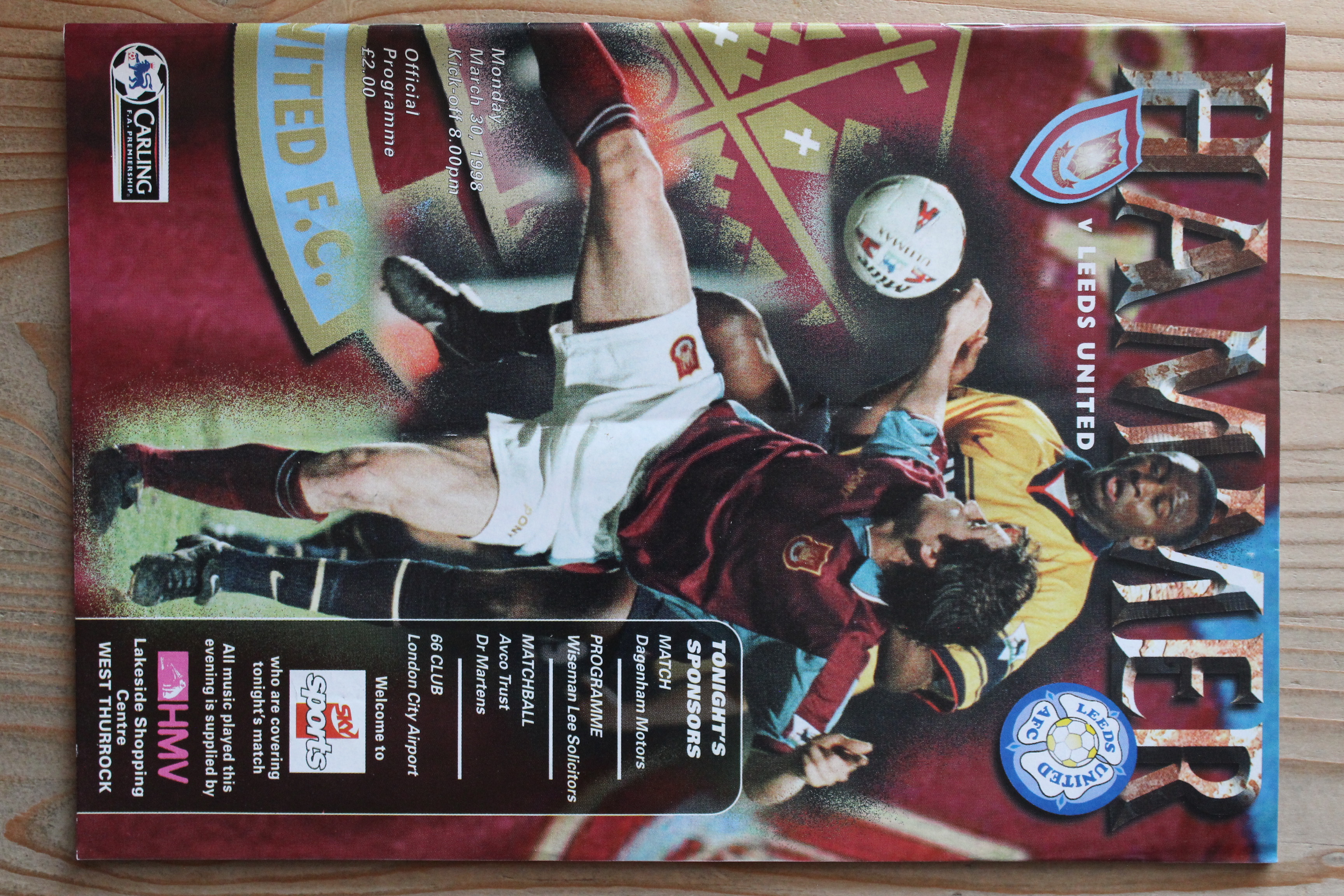 West Ham United FC v Leeds United FC