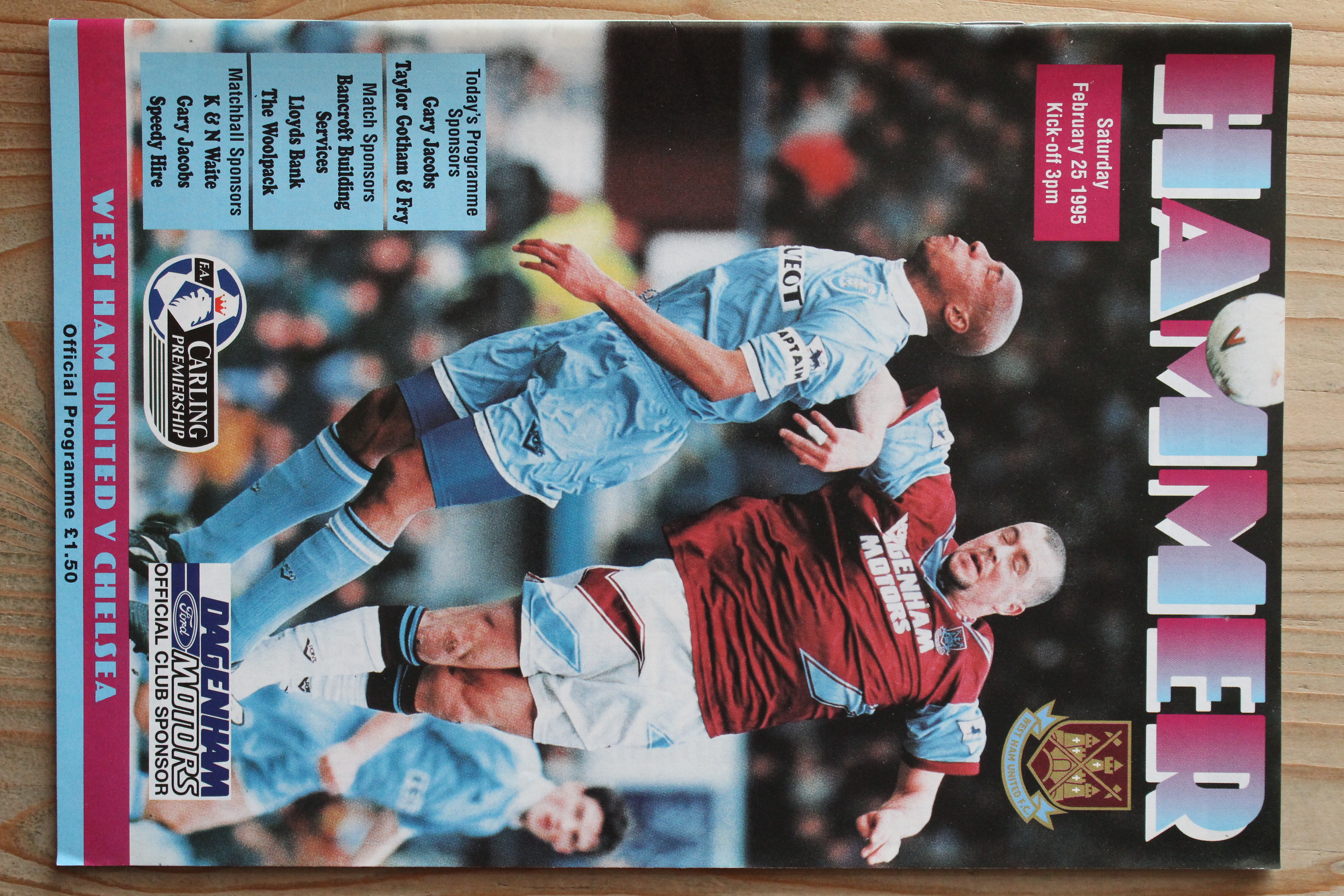West Ham United FC v Chelsea FC