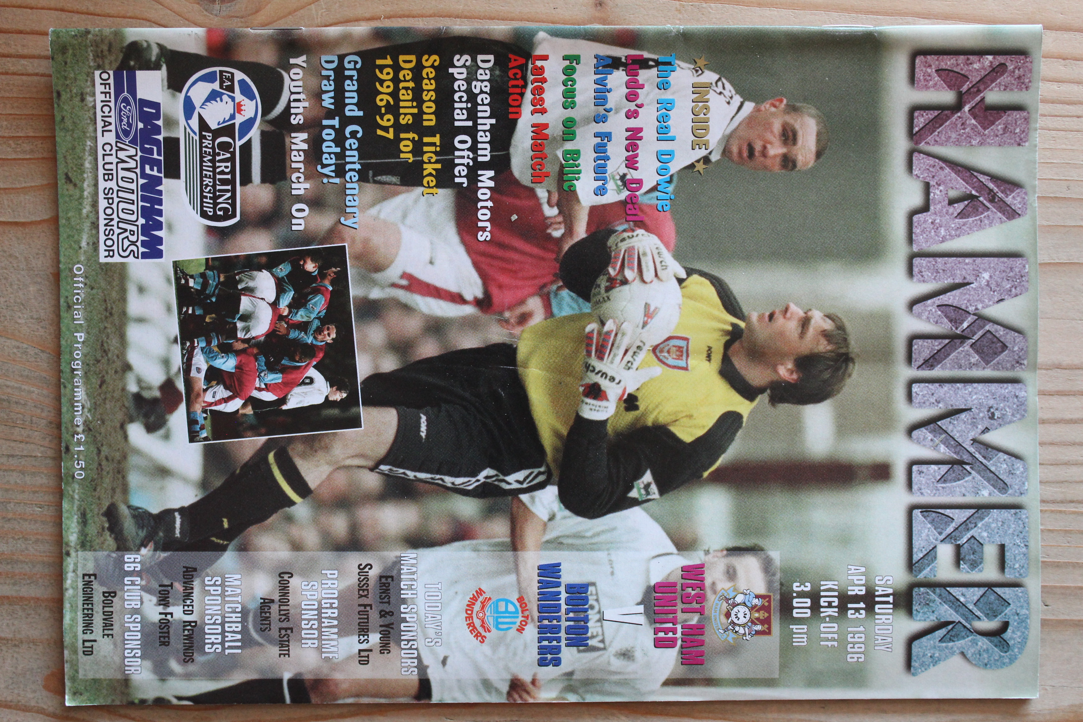 West Ham United FC v Bolton Wanderers FC