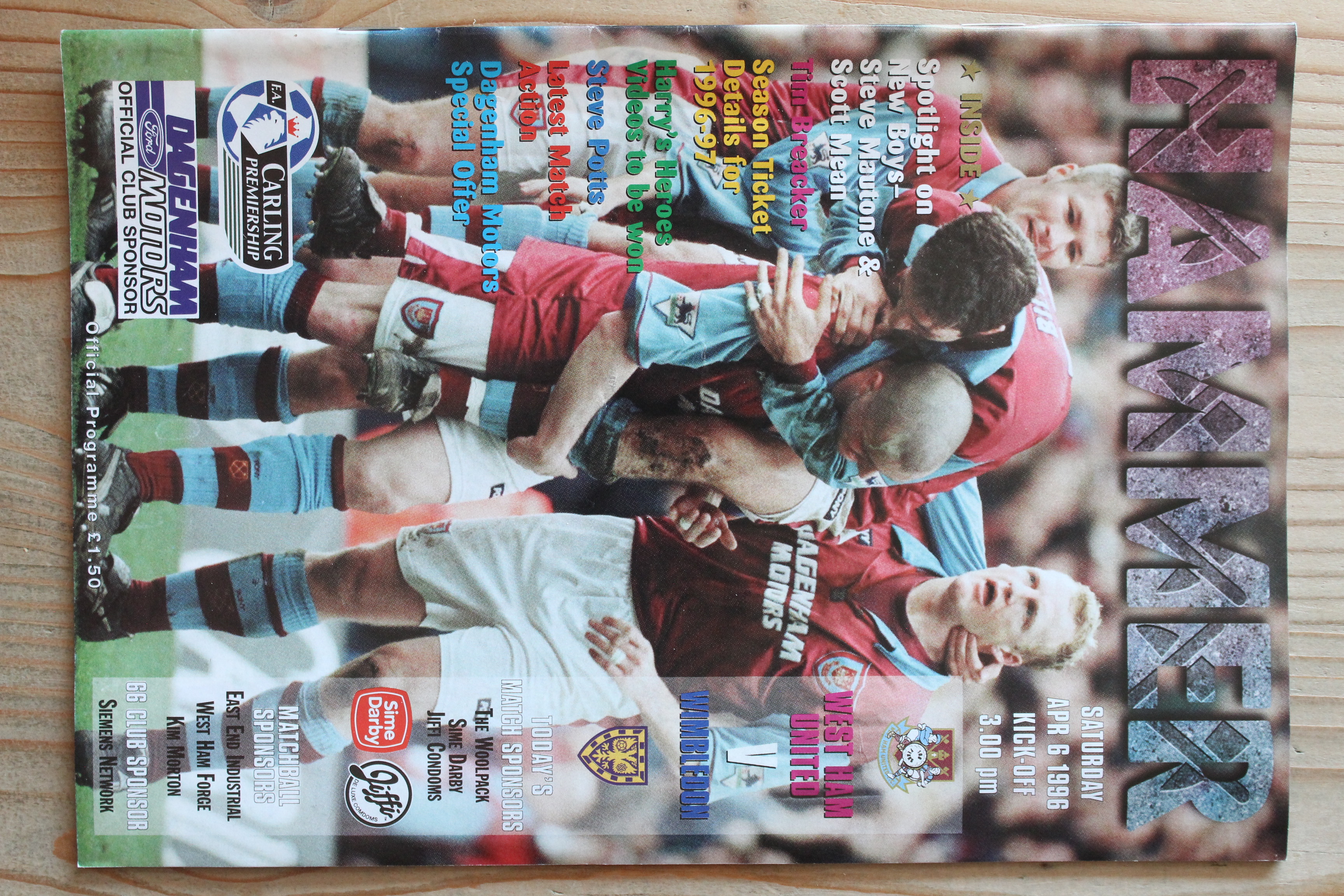West Ham United FC v Wimbledon