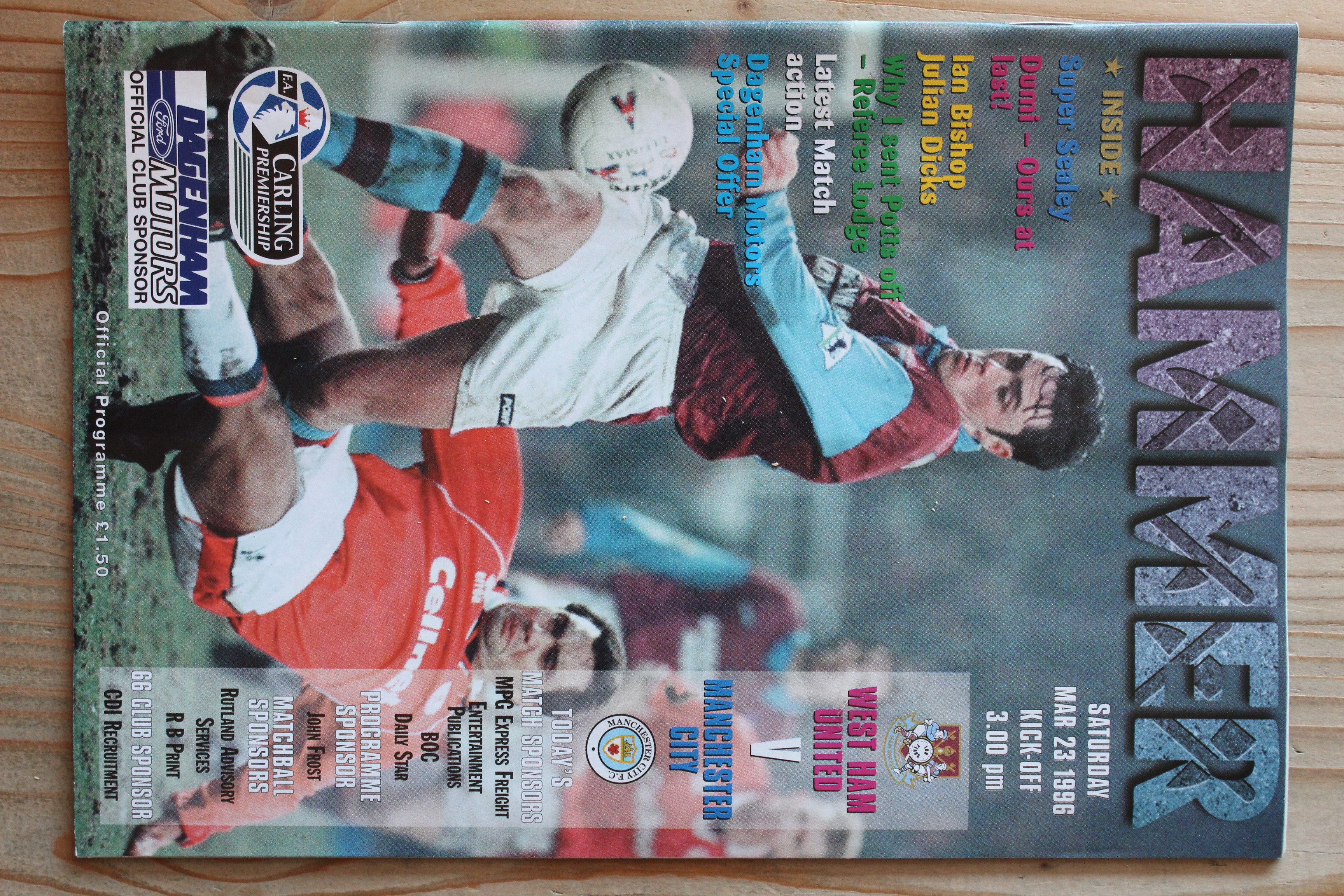 West Ham United FC v Manchester City FC
