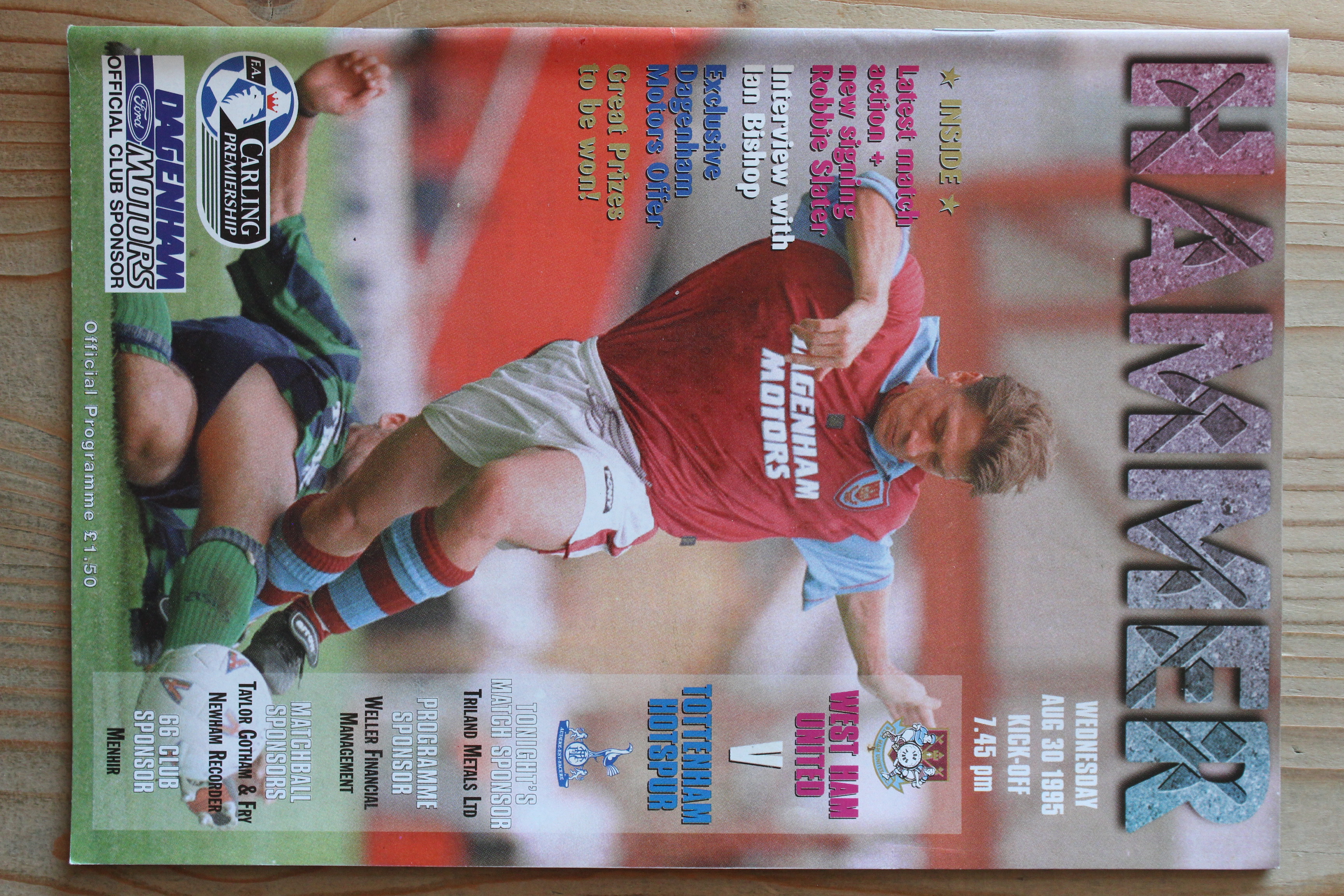 West Ham United FC v Tottenham Hotspur FC