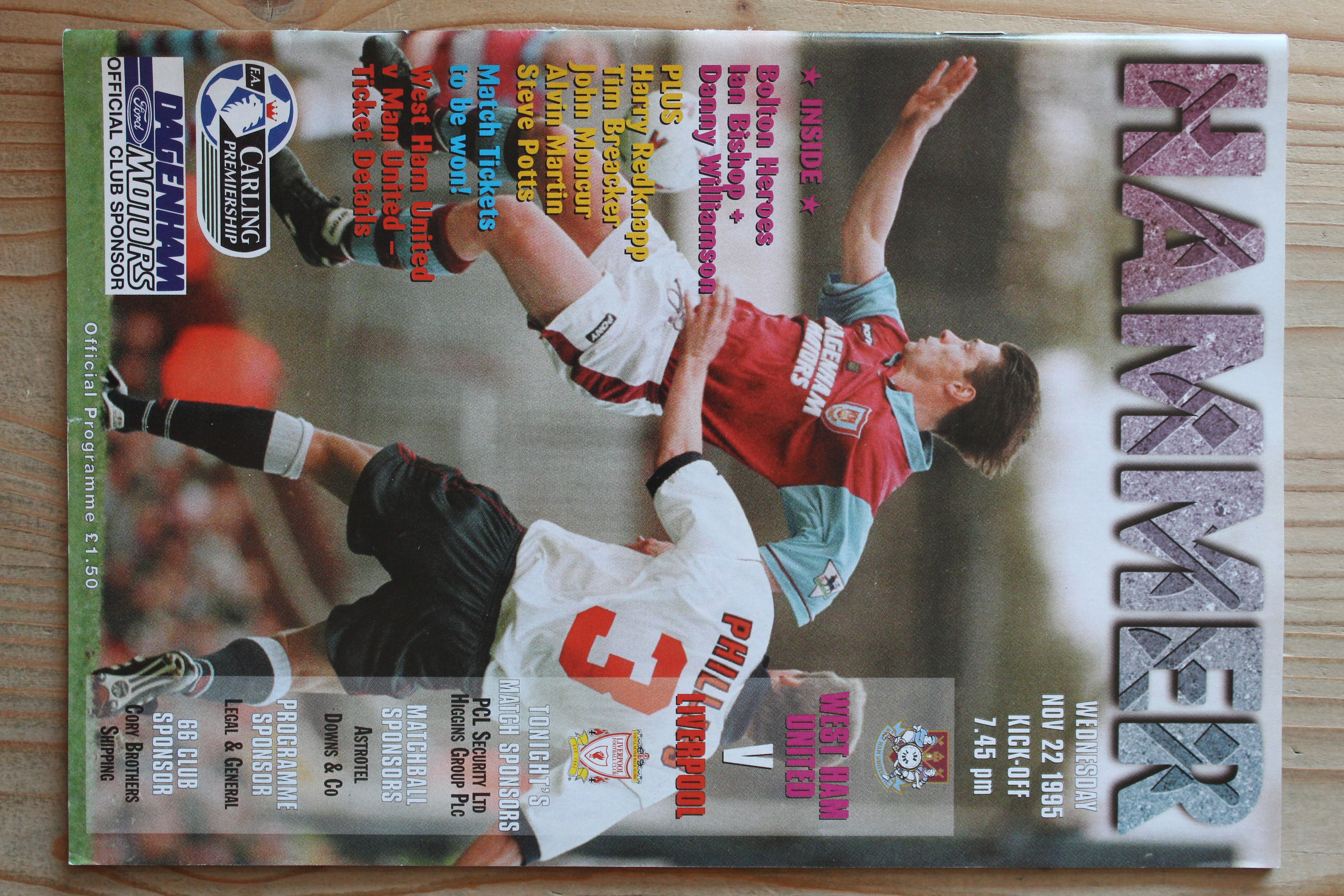 West Ham United FC v Liverpool FC