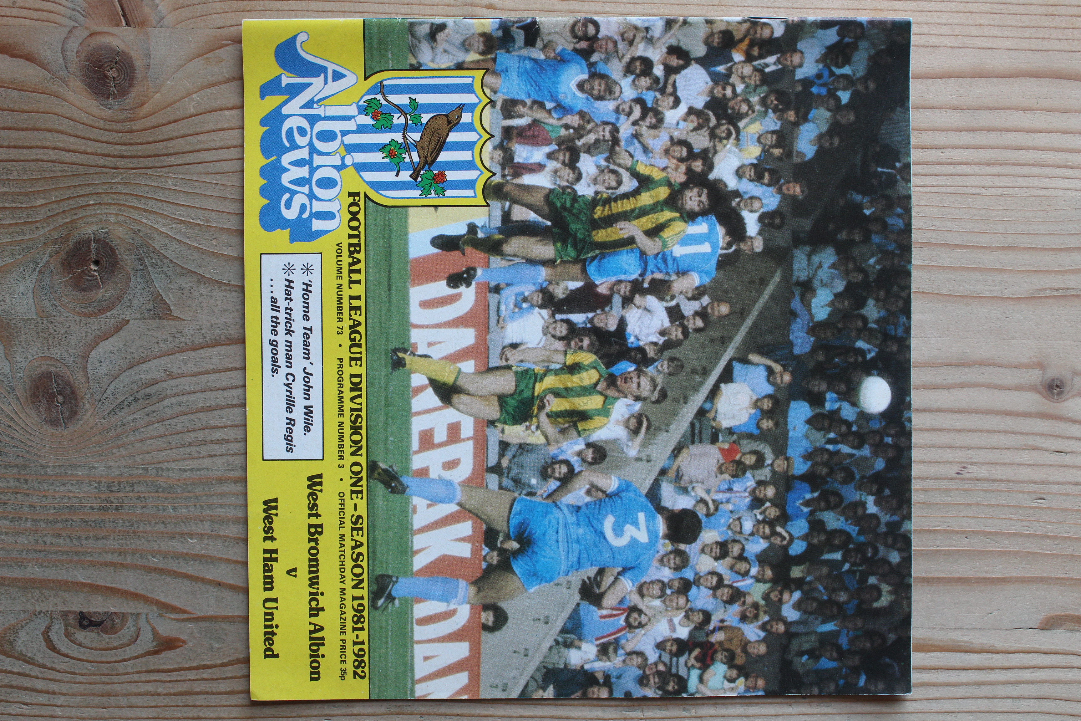 West Bromwich Albion FC  v West Ham United FC