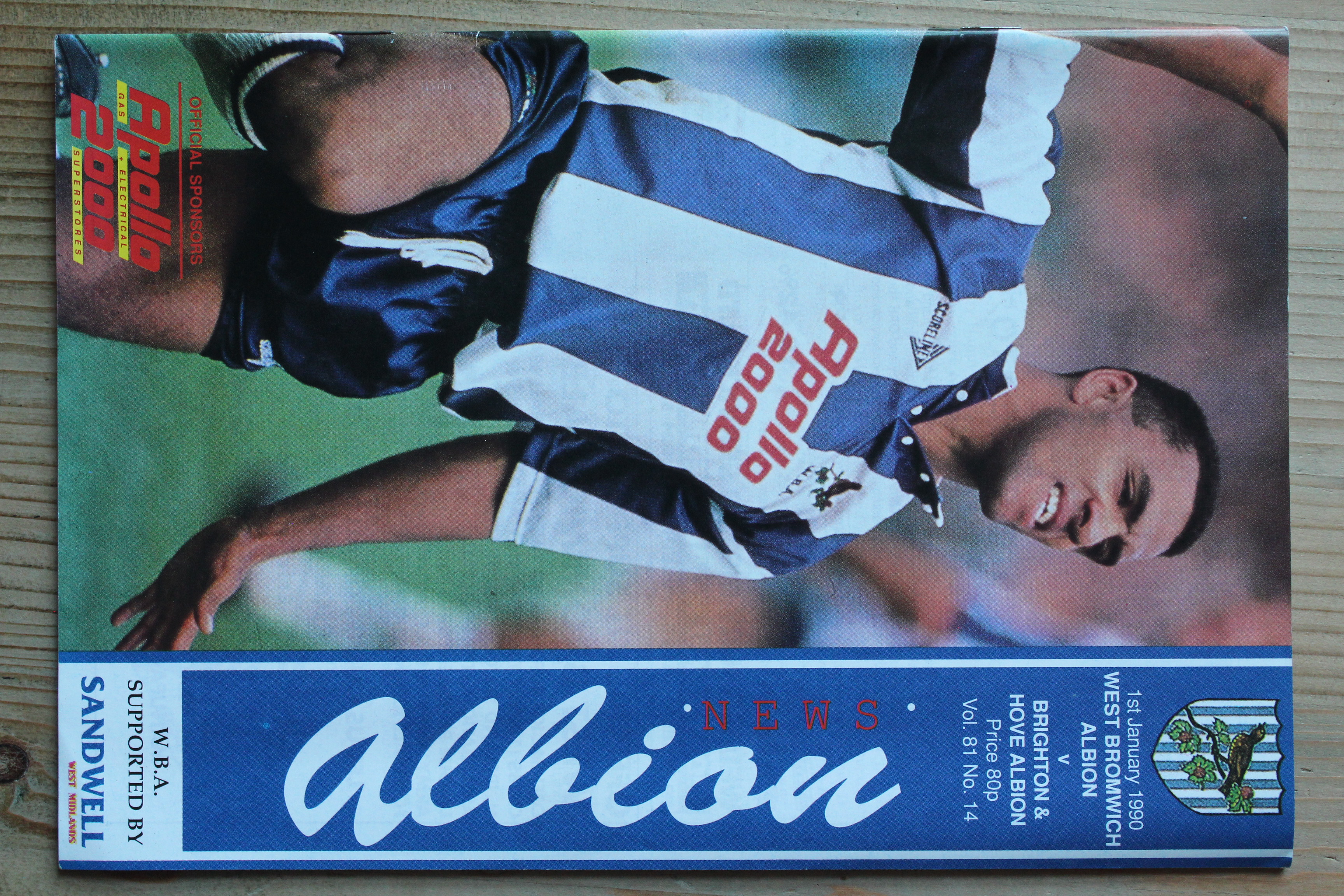 West Bromwich Albion FC  v Brighton & Hove Albion FC