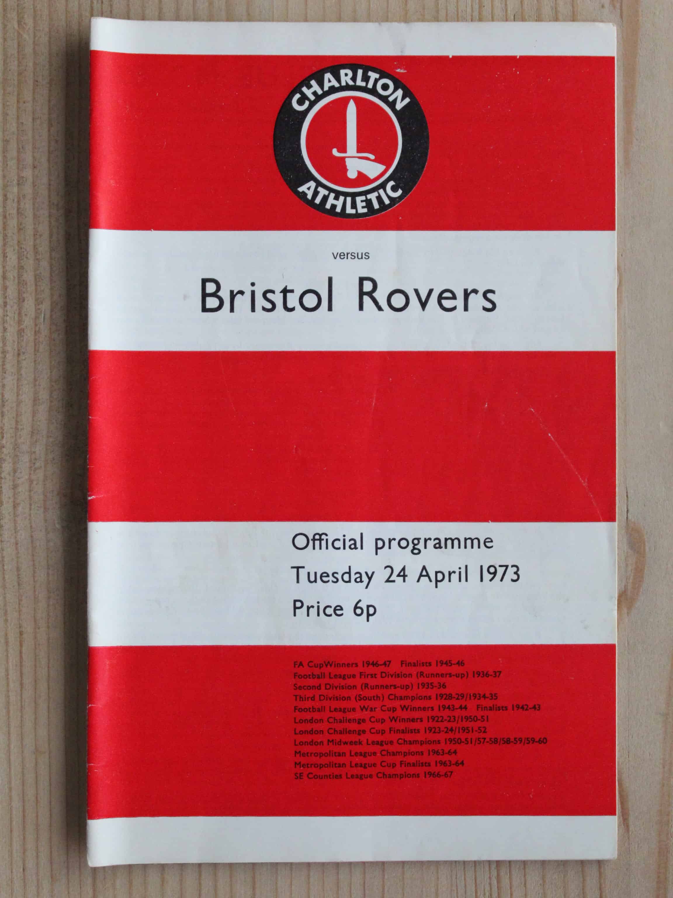 Charlton Athletic FC v Bristol Rovers FC