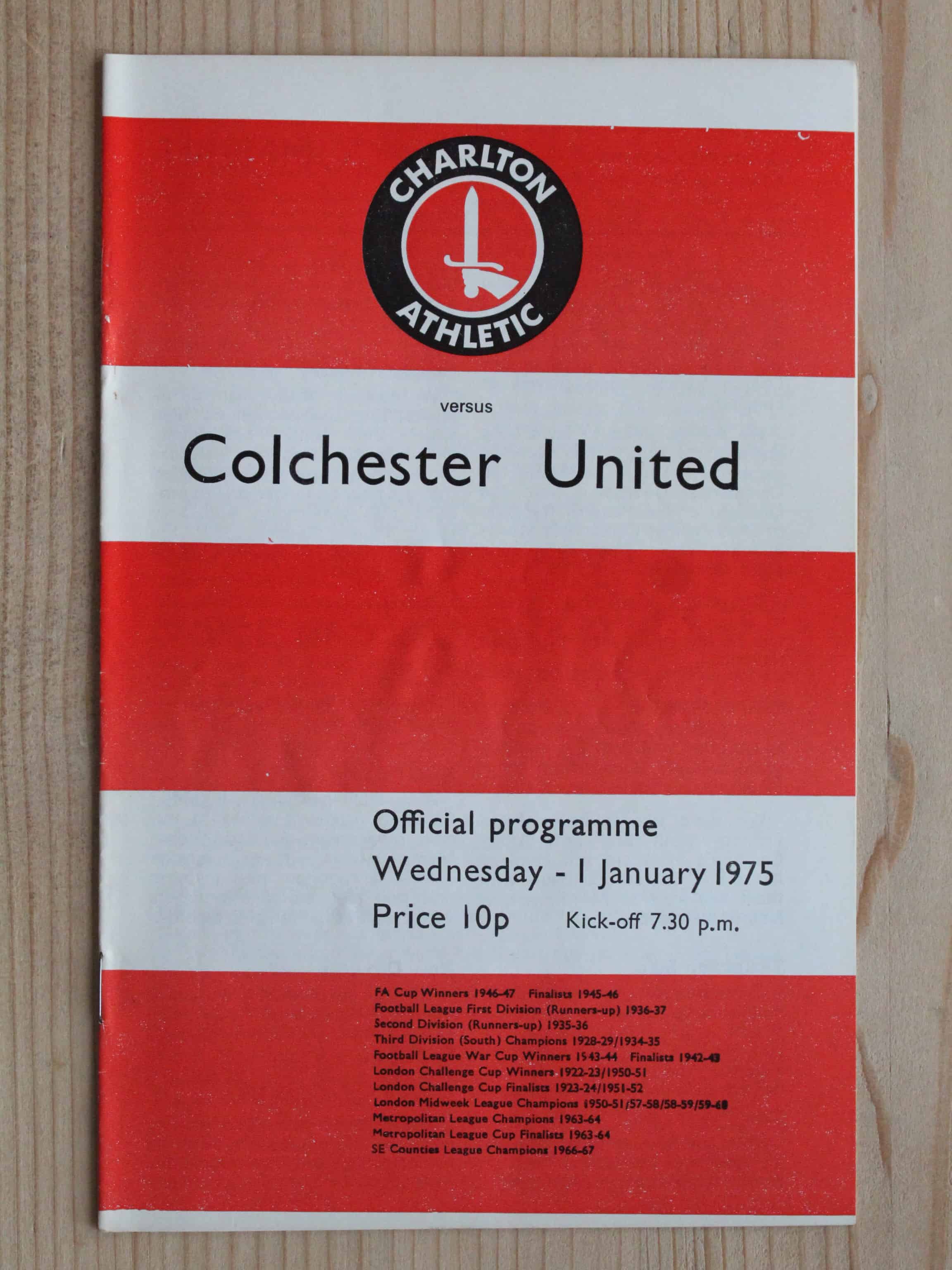 Charlton Athletic FC v Colchester United FC