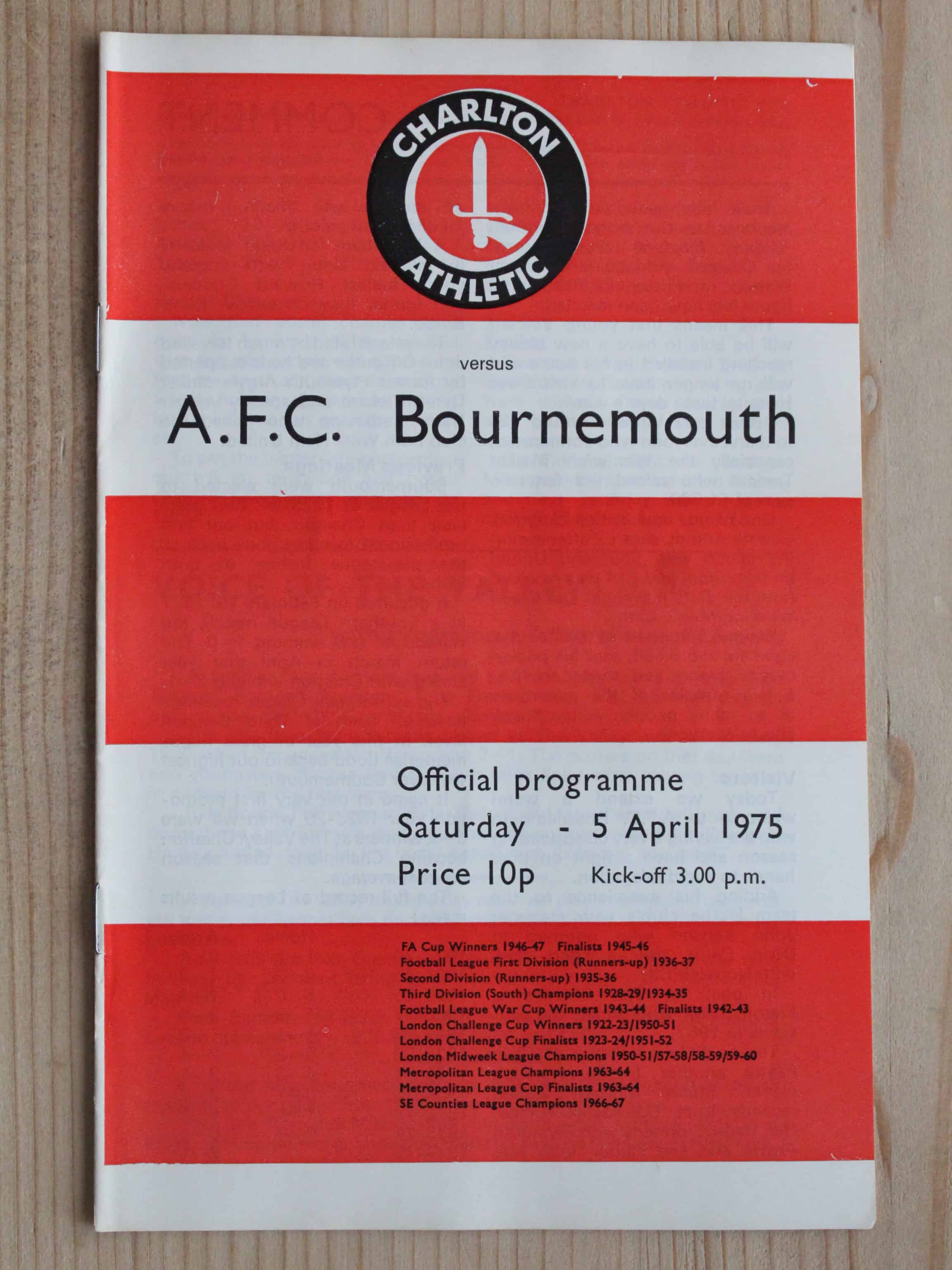 Charlton Athletic FC v AFC Bournemouth