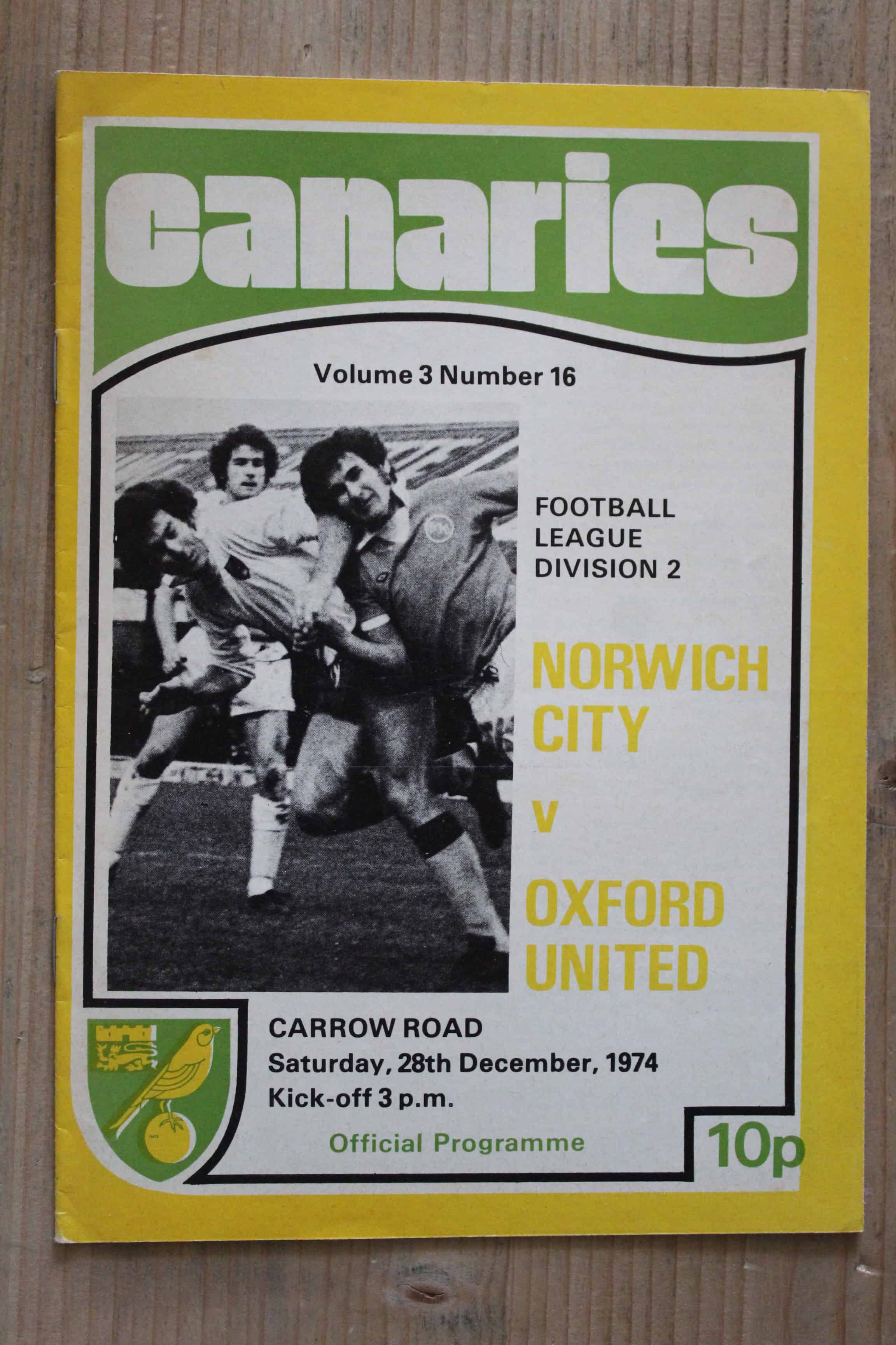 Norwich City FC v Oxford United FC