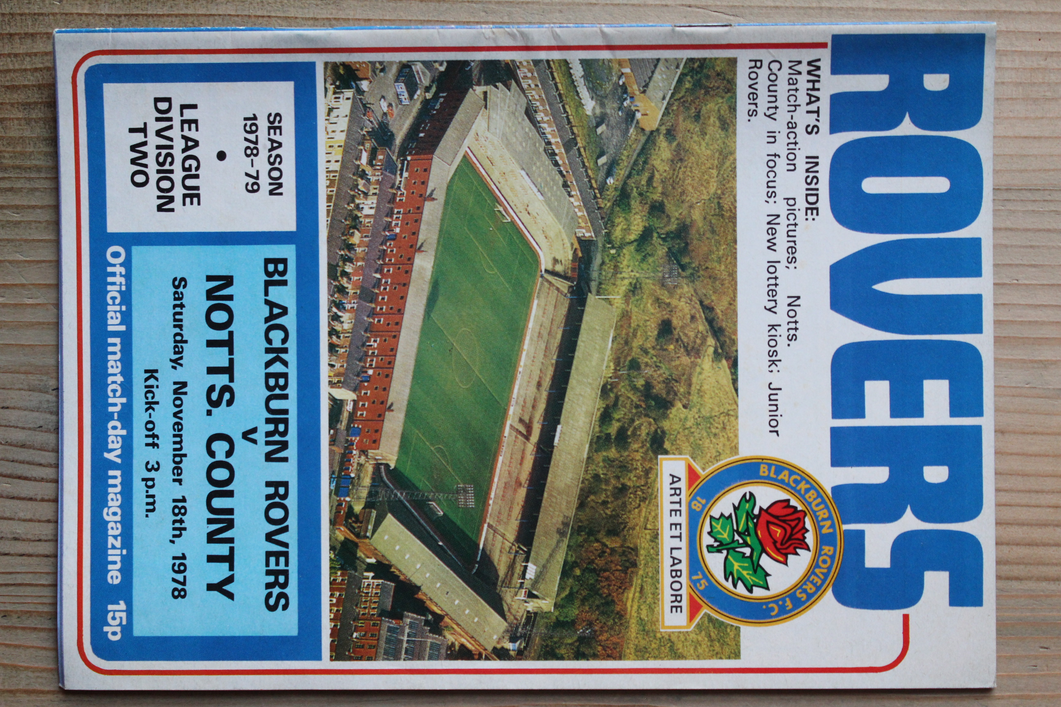 Blackburn Rovers FC v Notts County FC