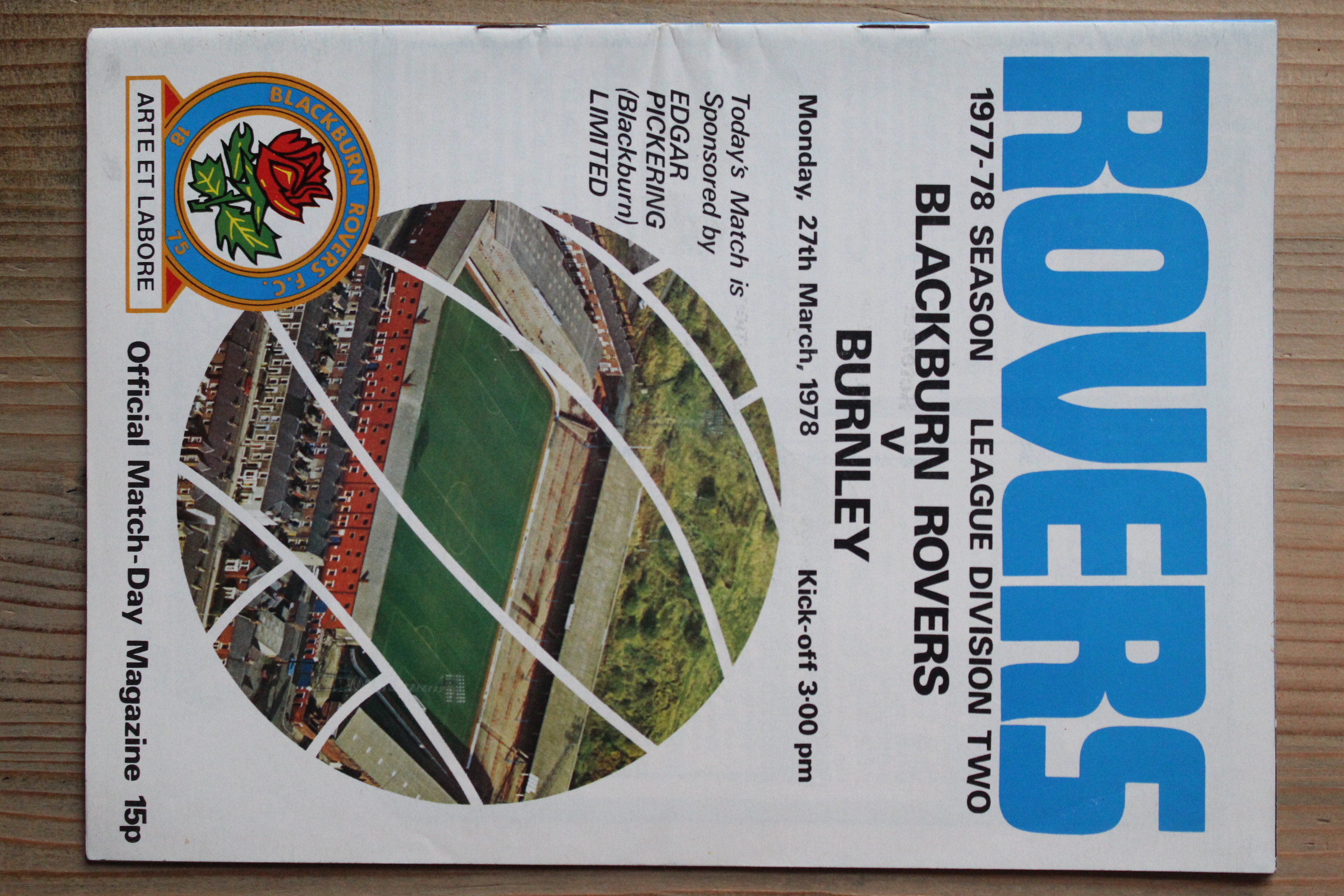 Blackburn Rovers FC v Burnley FC