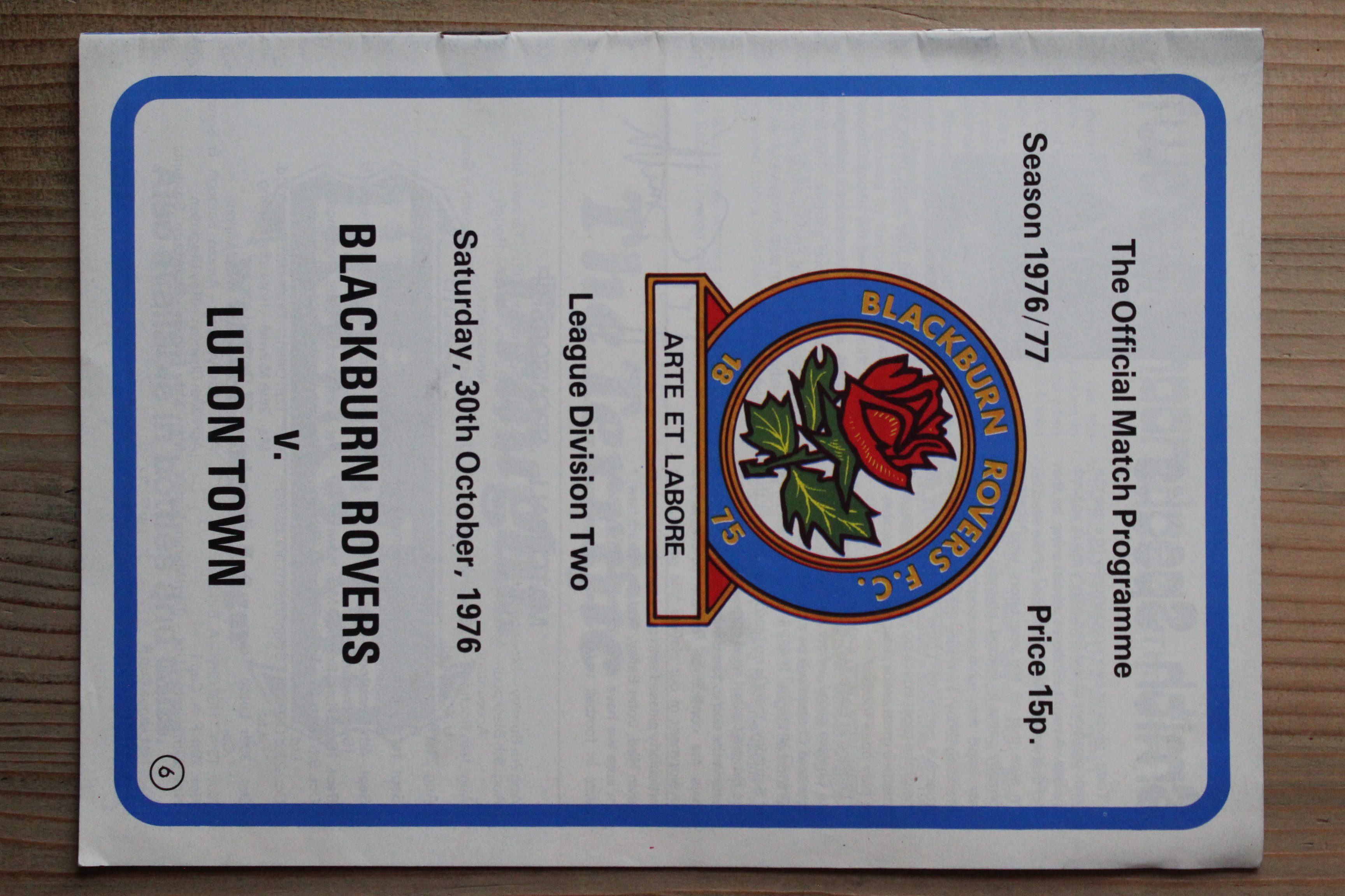 Blackburn Rovers FC v Luton Town FC