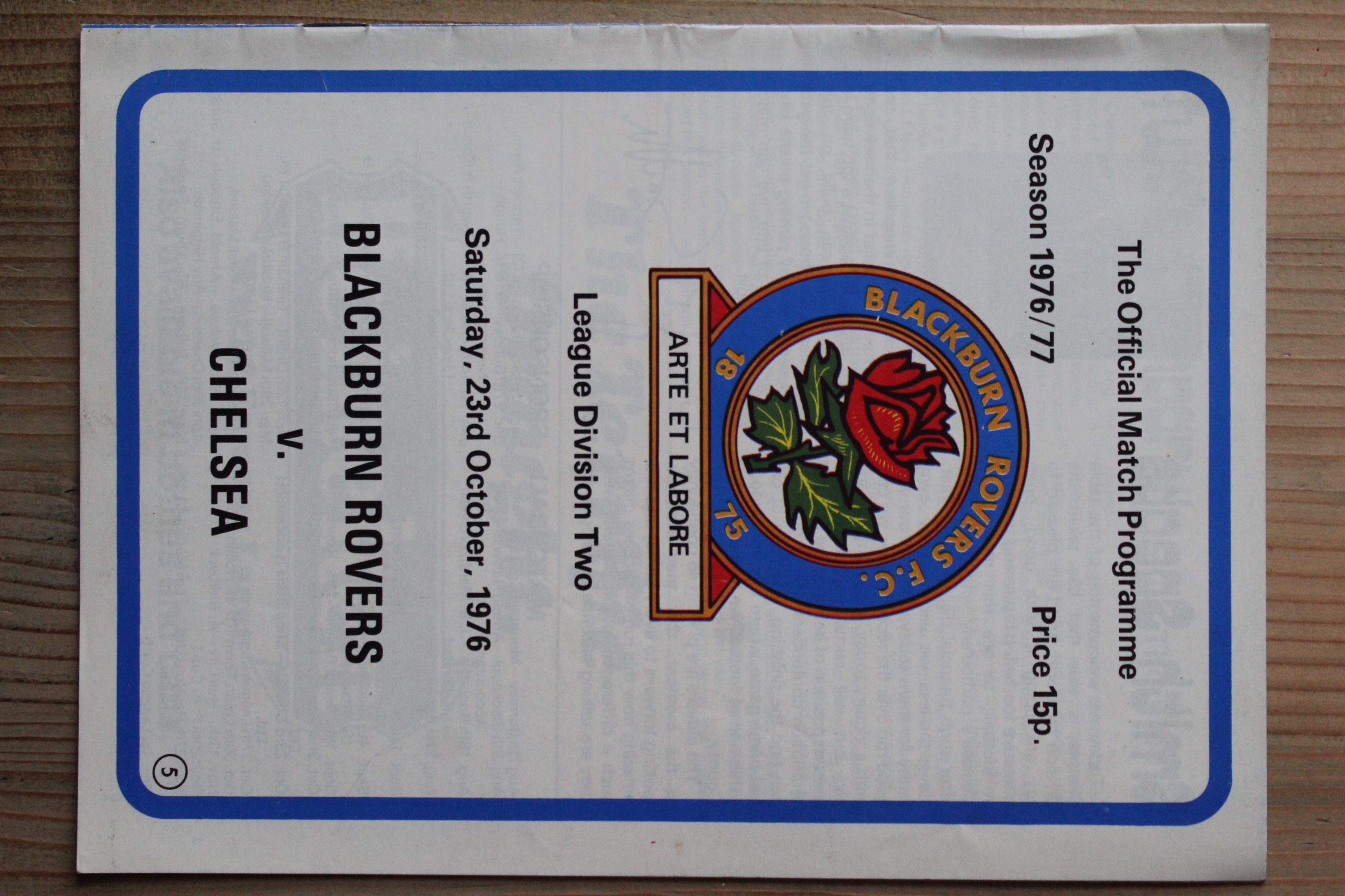 Blackburn Rovers FC v Chelsea FC