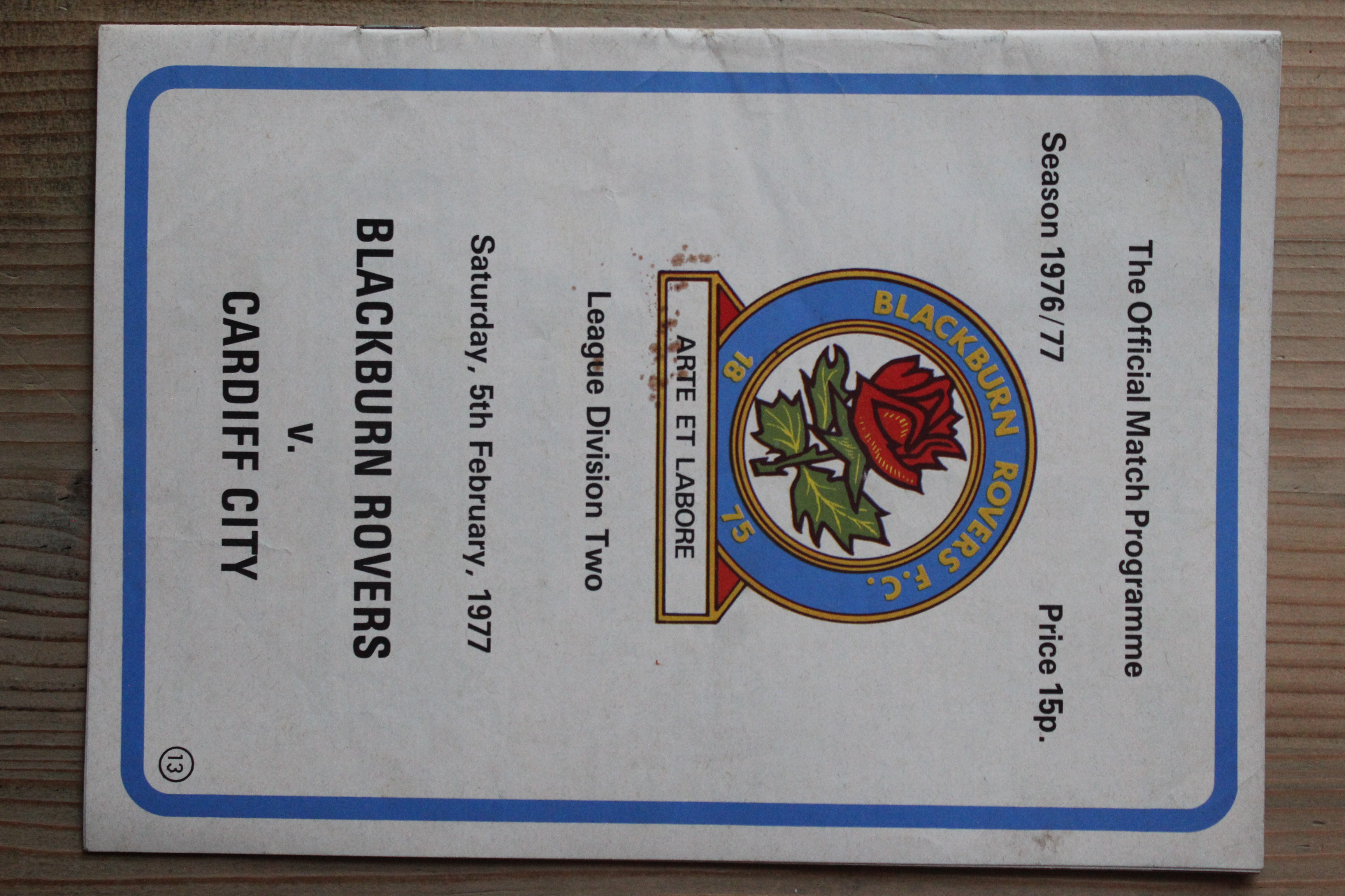 Blackburn Rovers FC v Cardiff City FC