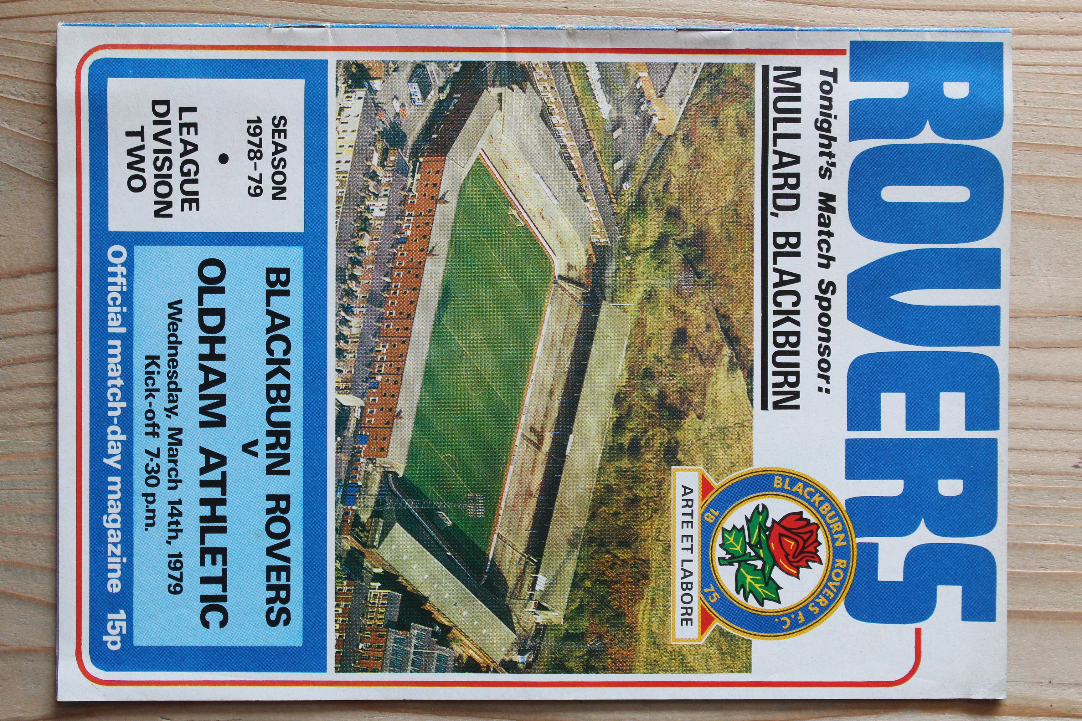 Blackburn Rovers FC v Oldham Athletic FC