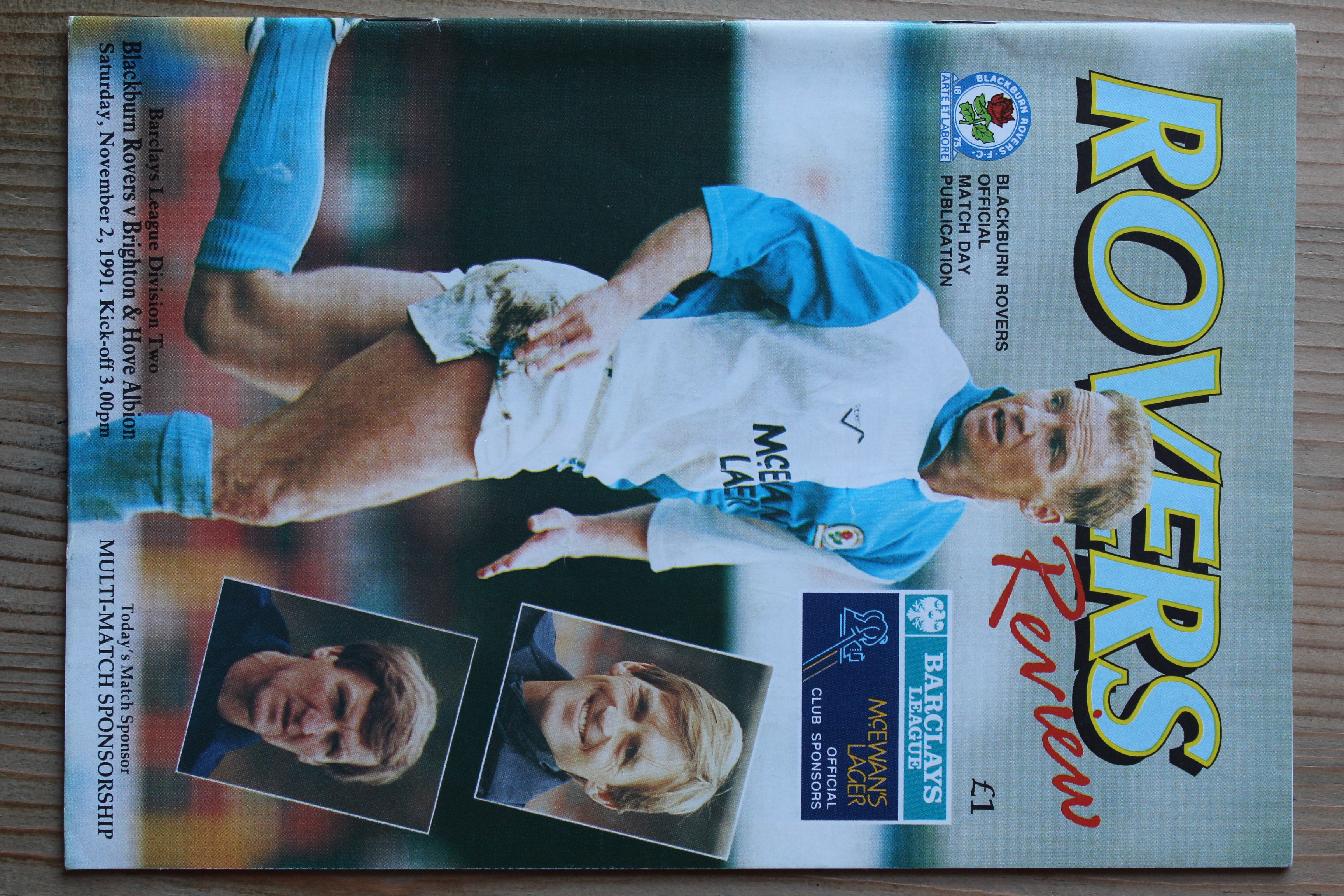 Blackburn Rovers FC v Brighton & Hove Albion FC