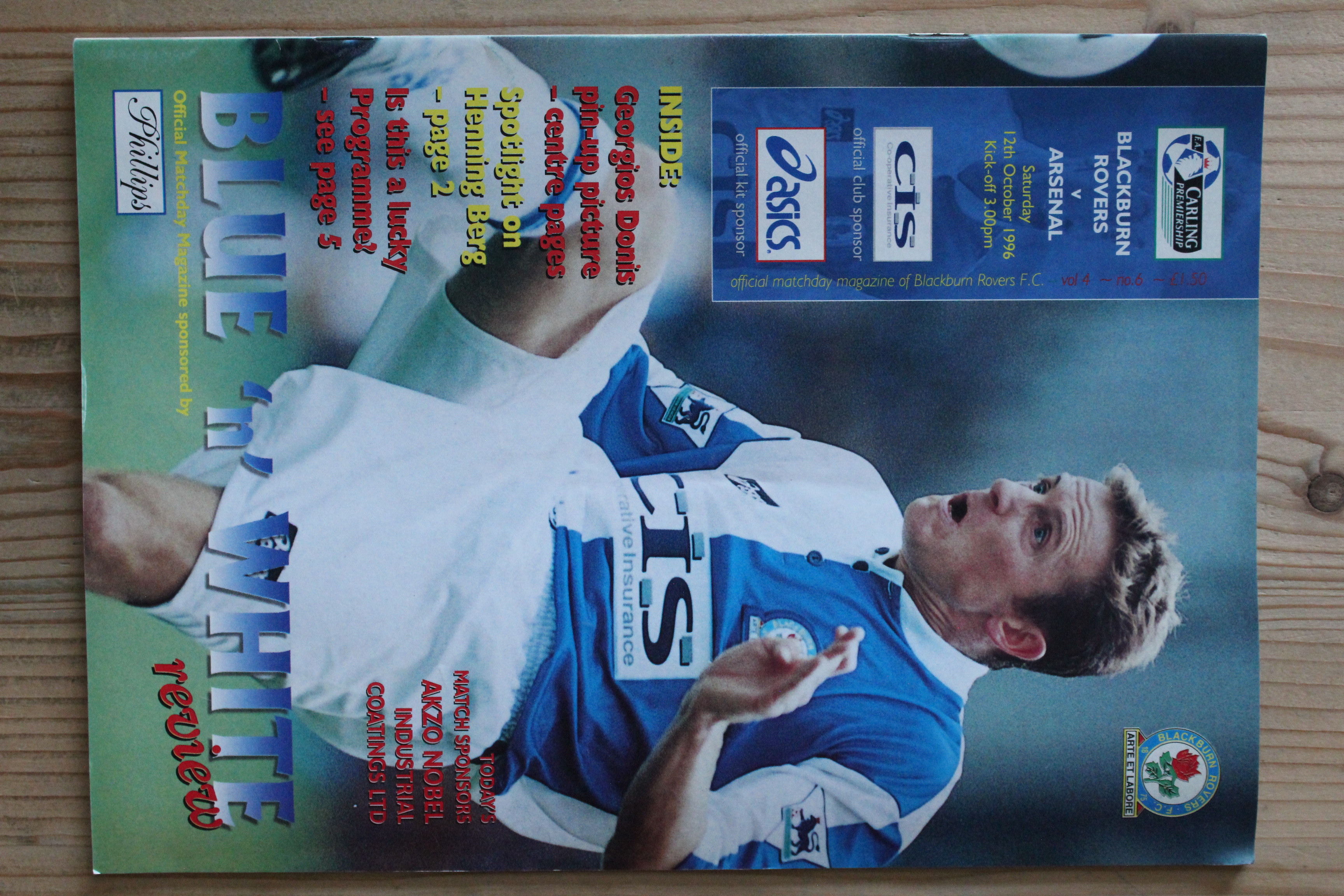 Blackburn Rovers FC v Arsenal FC