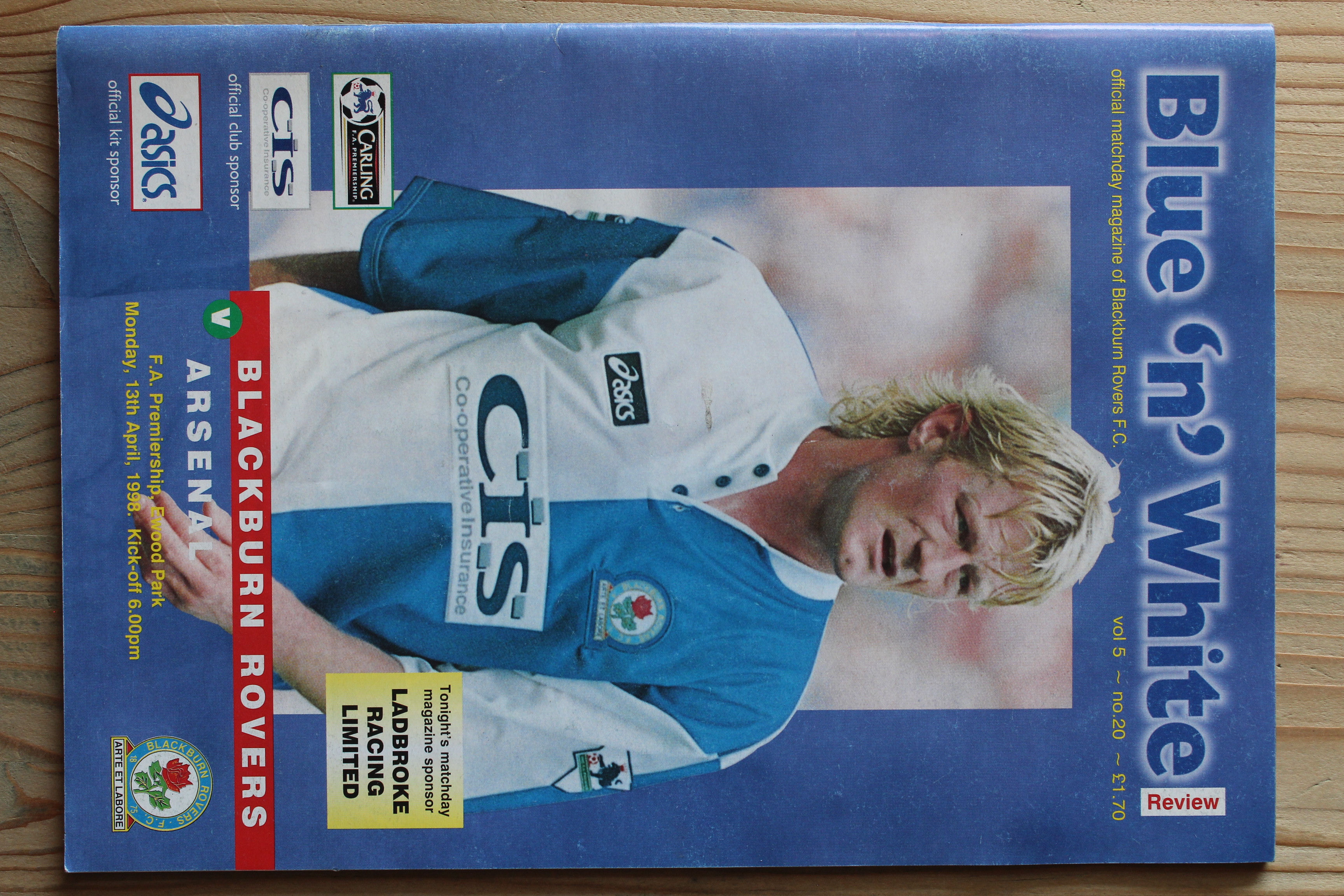 Blackburn Rovers FC v Arsenal FC