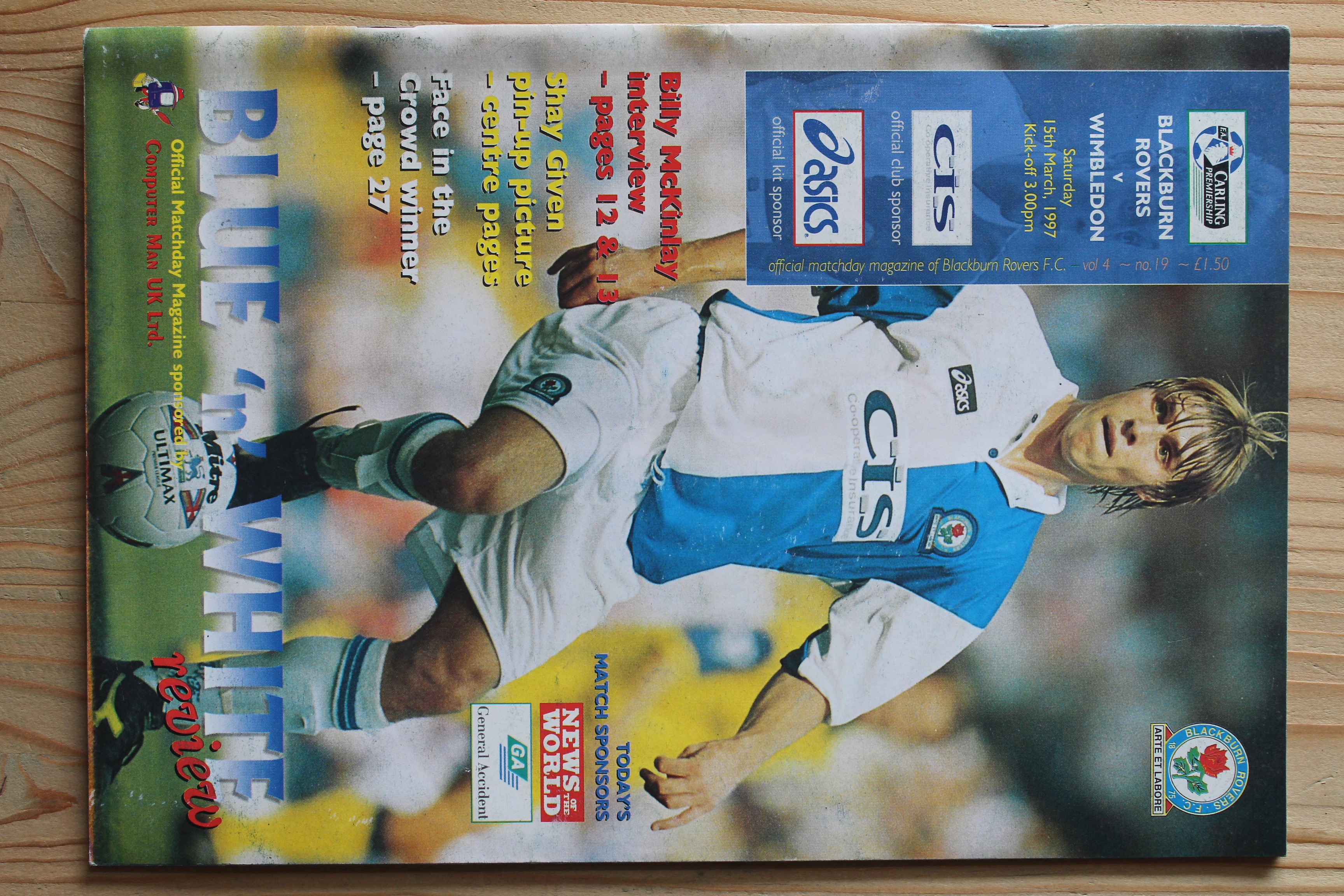 Blackburn Rovers FC v Wimbledon
