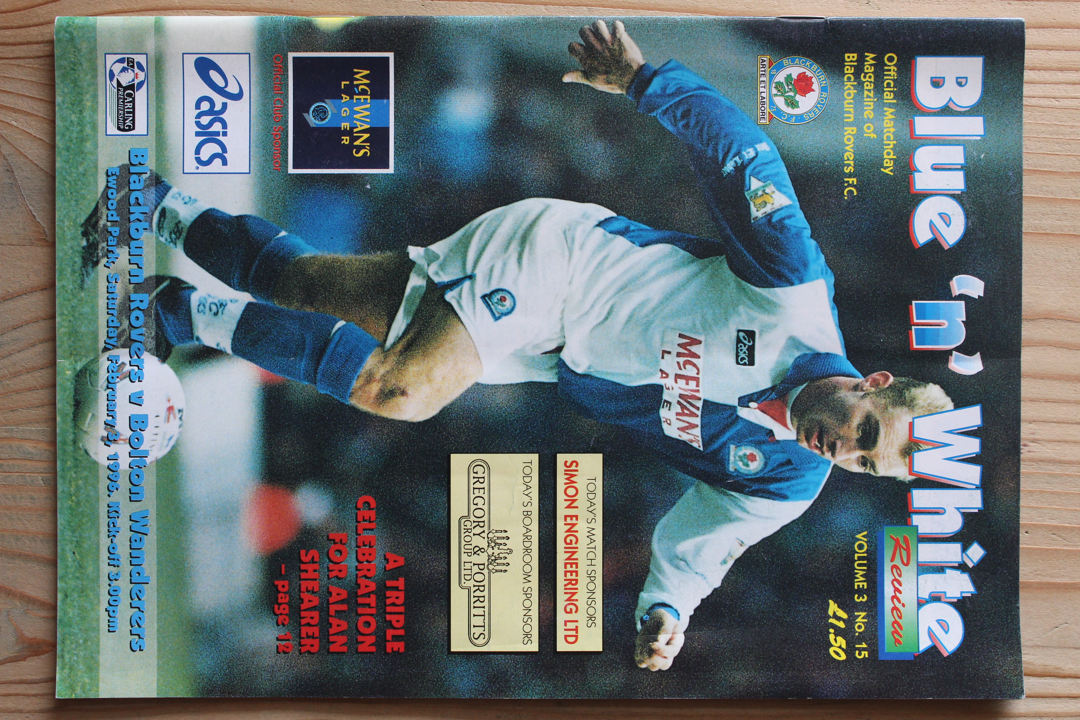 Blackburn Rovers FC v Bolton Wanderers FC