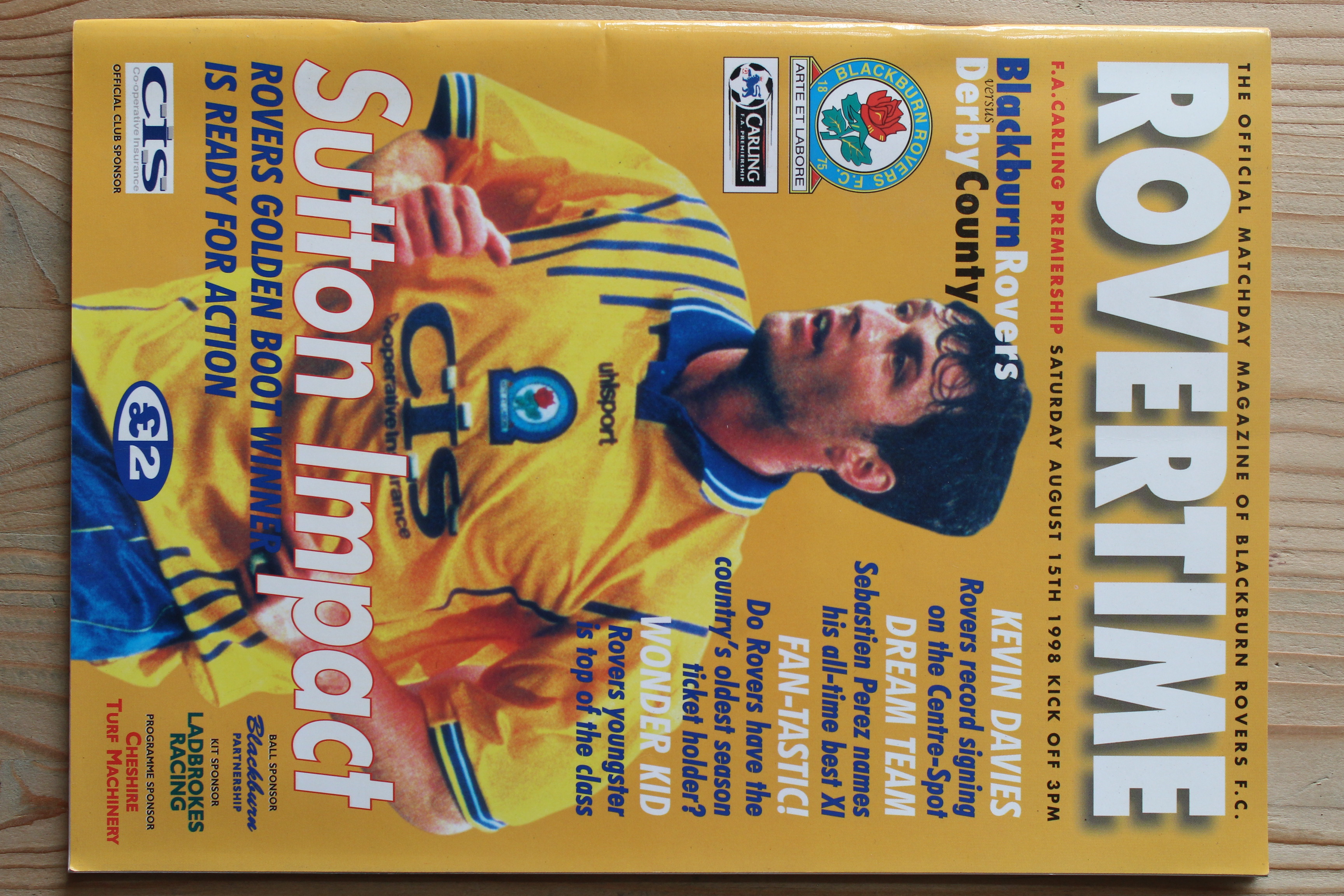 Blackburn Rovers FC v Derby County FC