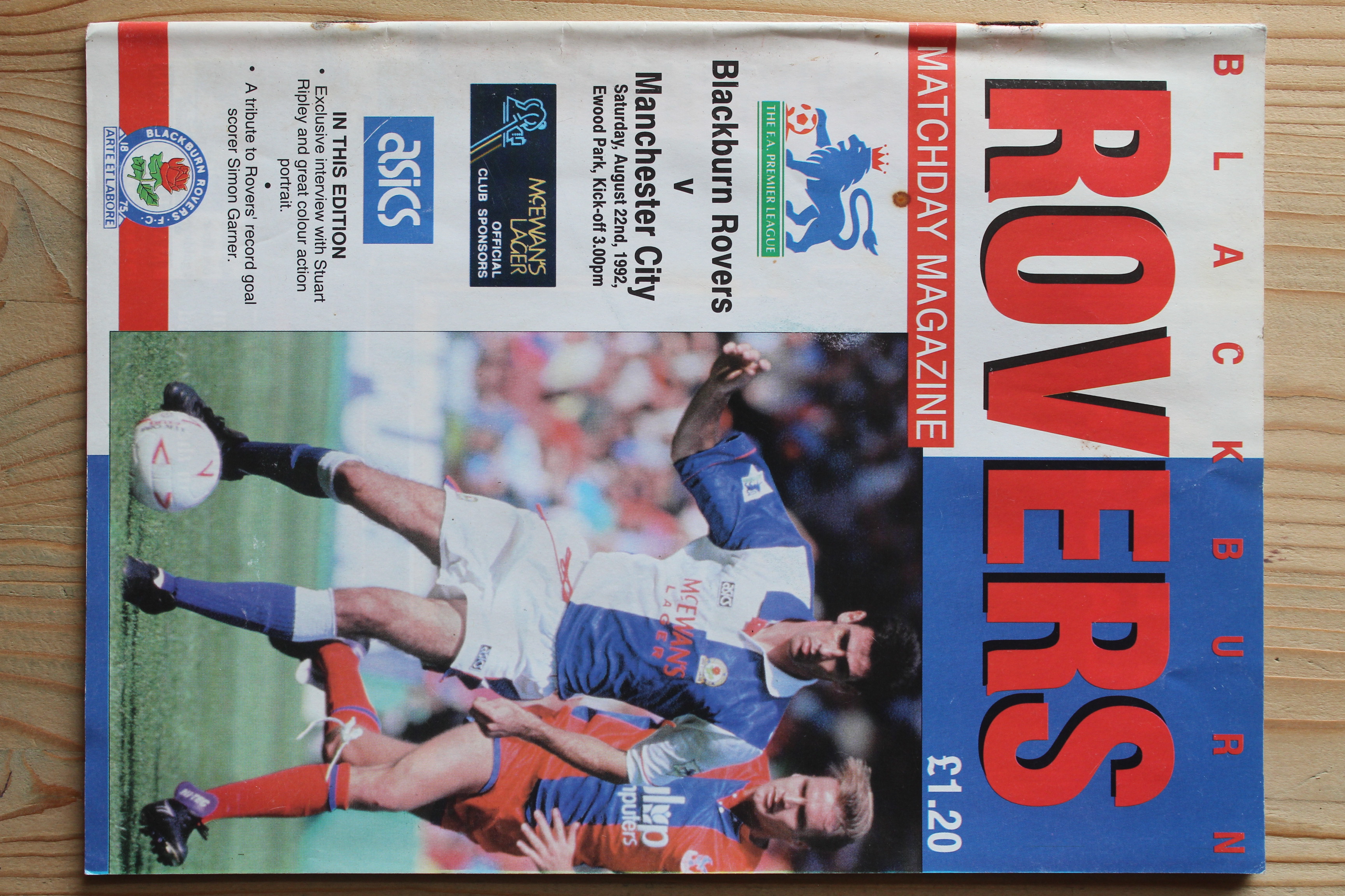 Blackburn Rovers FC v Manchester City FC