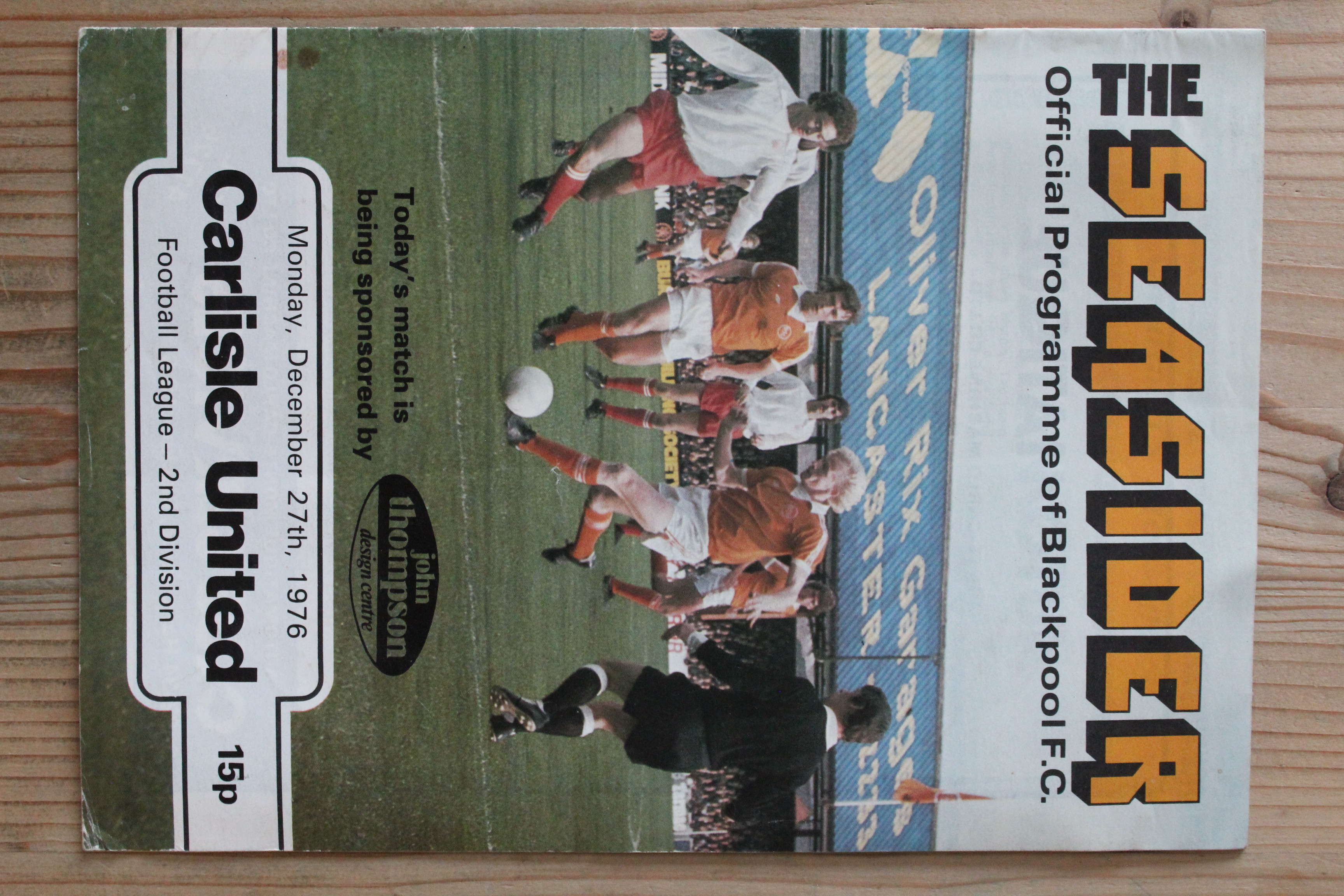 Blackpool FC v Carlisle United FC