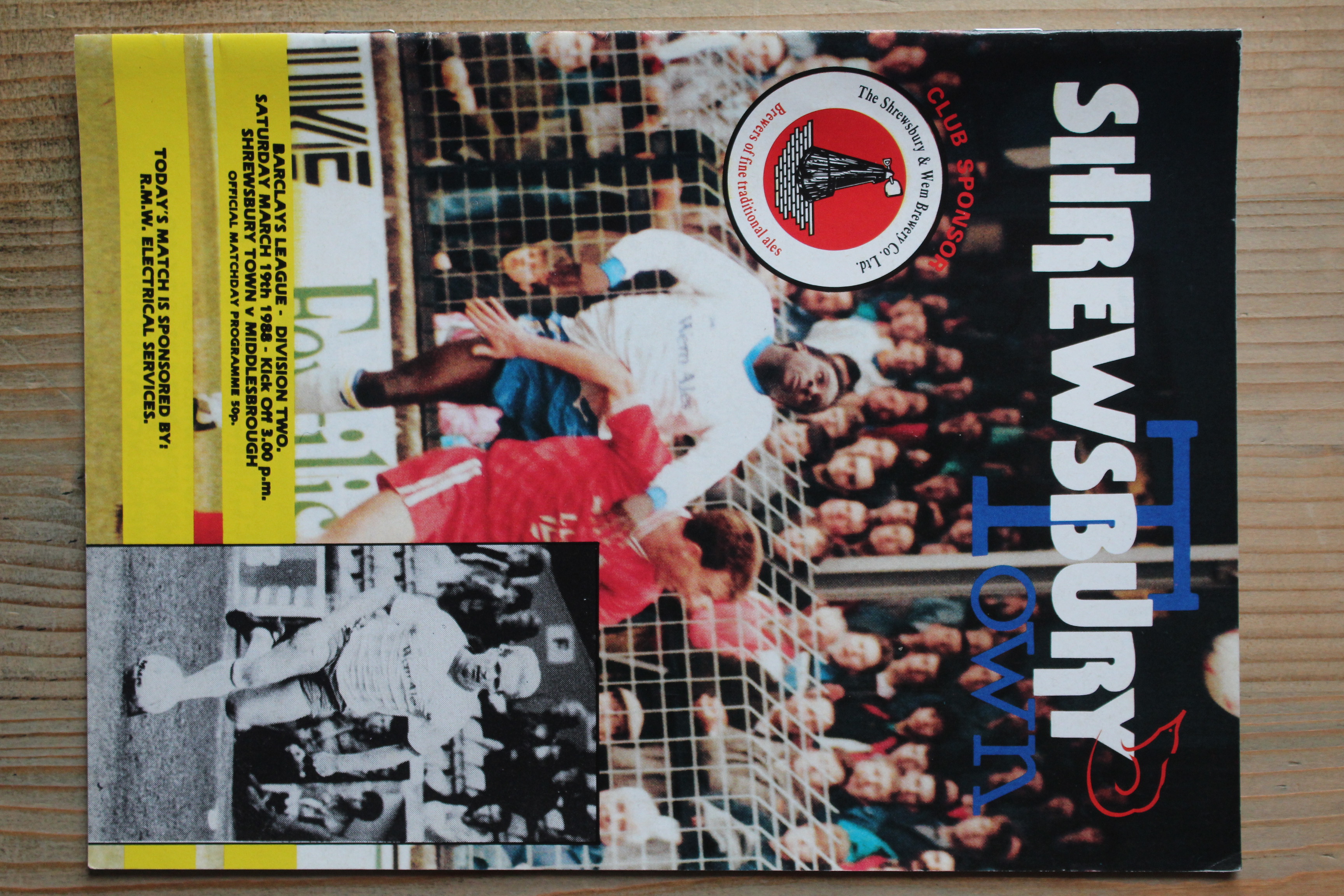 Shrewsbury Town FC v Middlesbrough FC