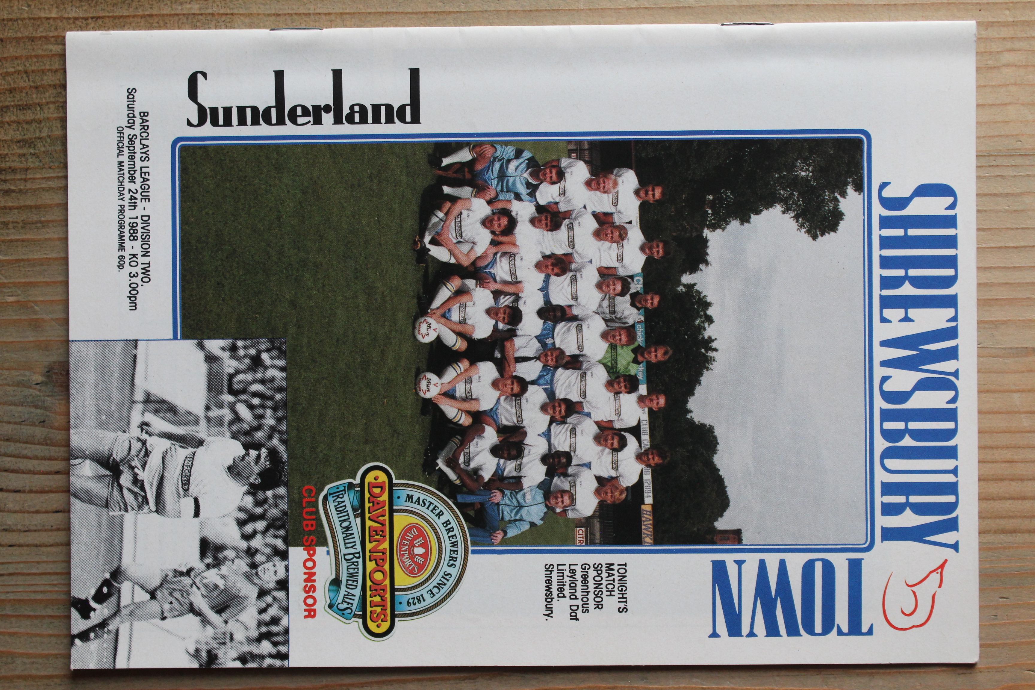 Shrewsbury Town FC v Sunderland FC