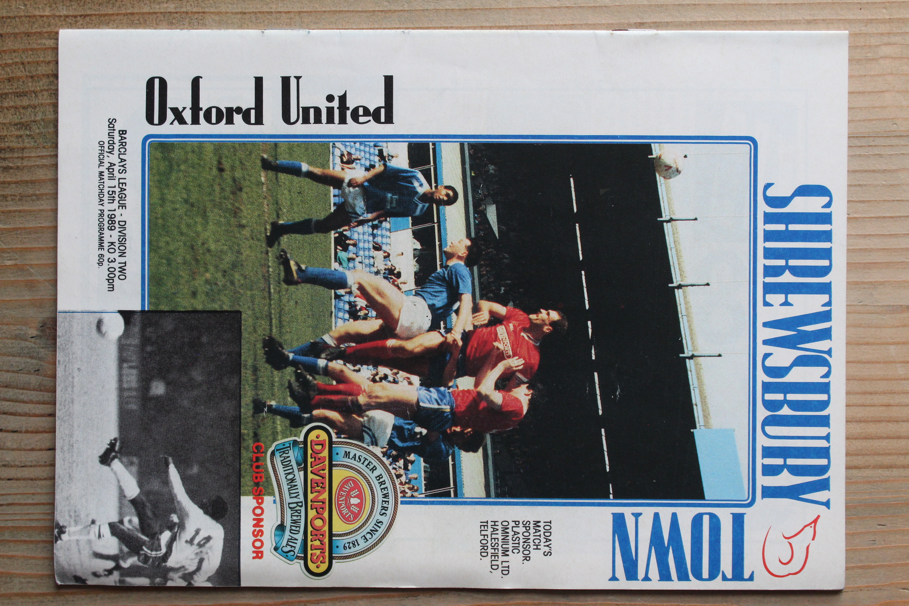 Shrewsbury Town FC v Oxford United FC