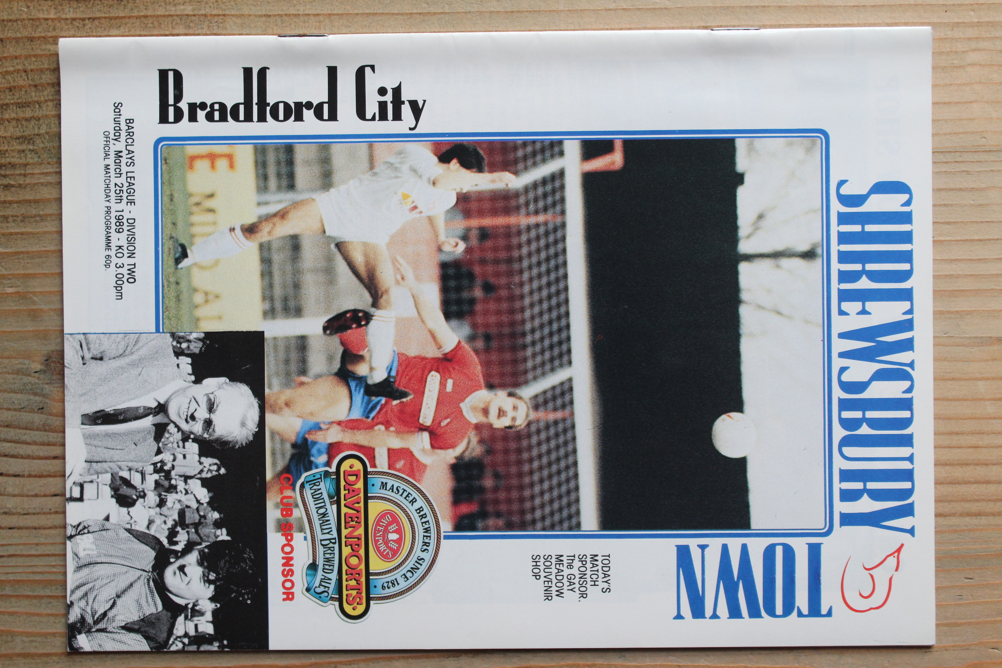 Shrewsbury Town FC v Bradford City FC