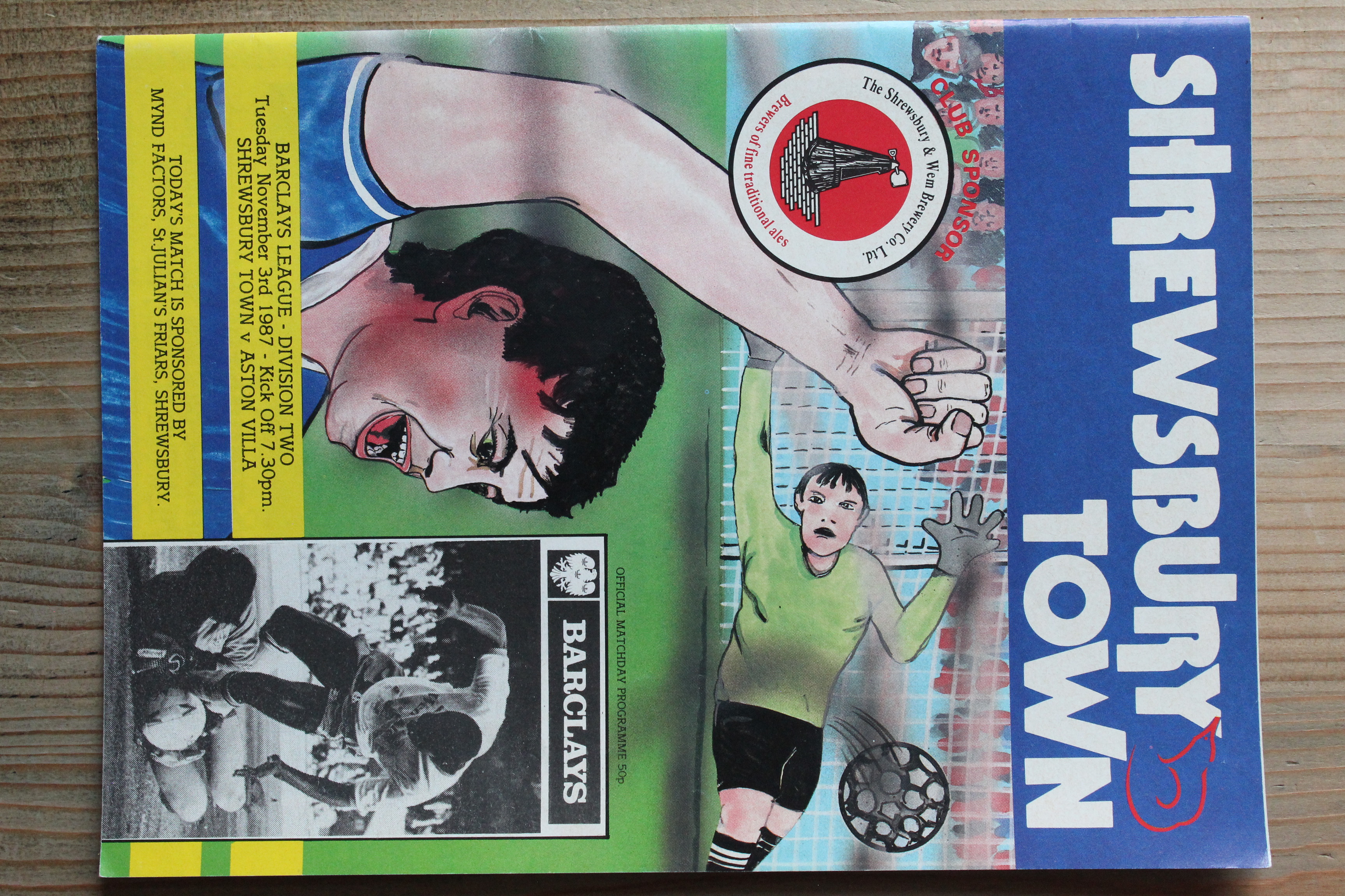 Shrewsbury Town FC v Aston Villa FC