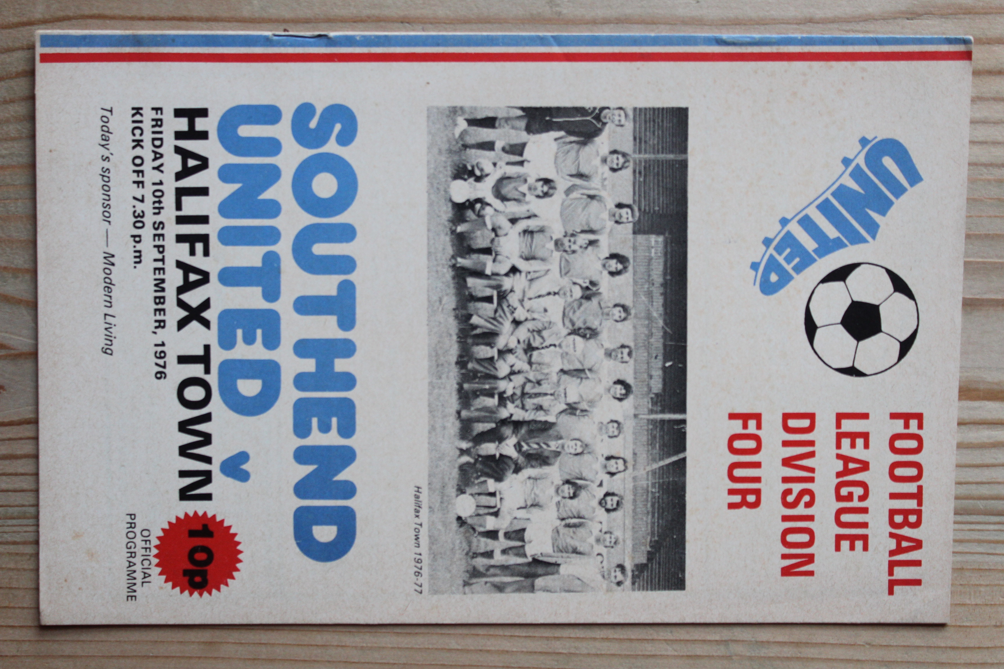 Southend United FC v Halifax Town A.F.C