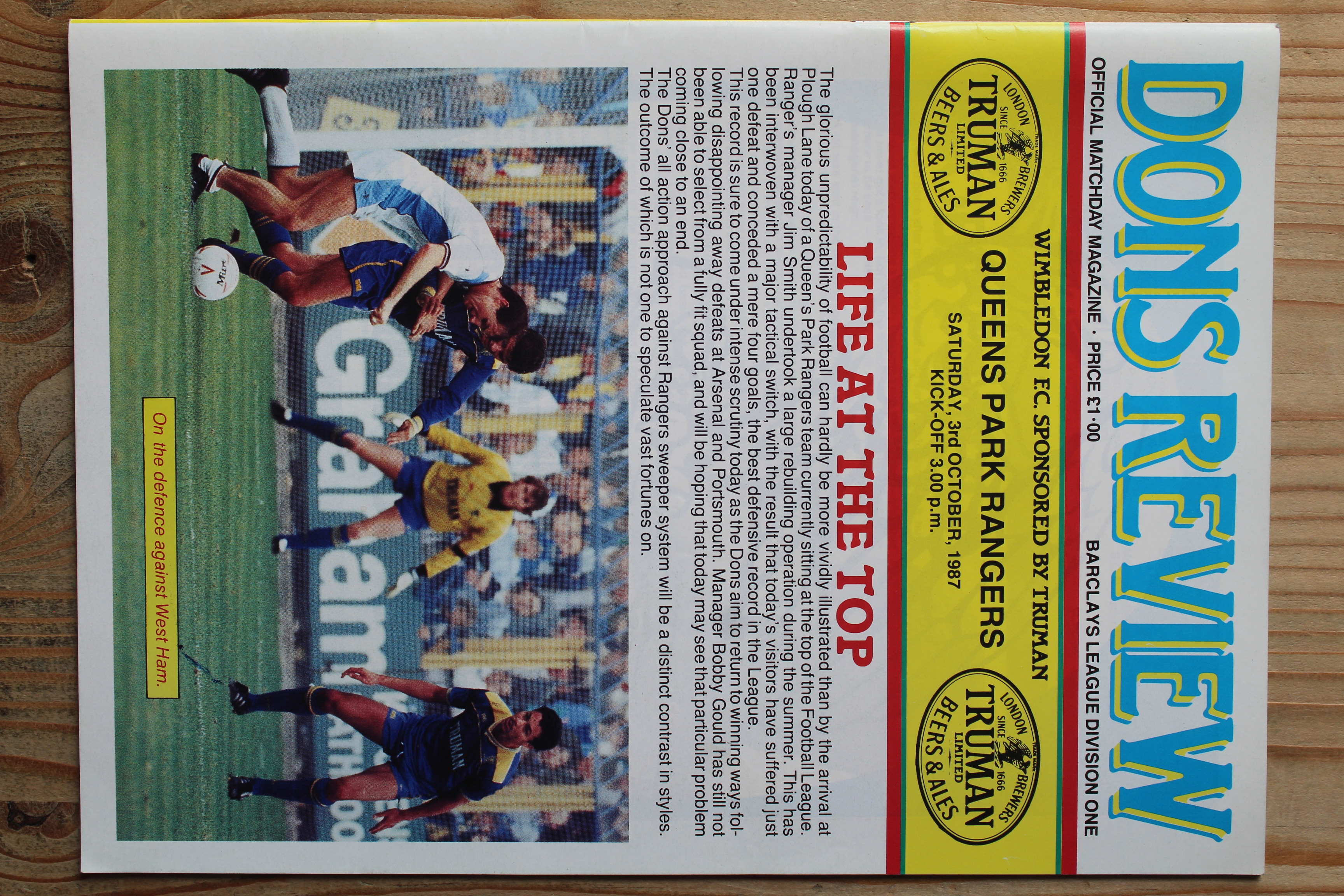 Wimbledon v Queens Park Rangers FC
