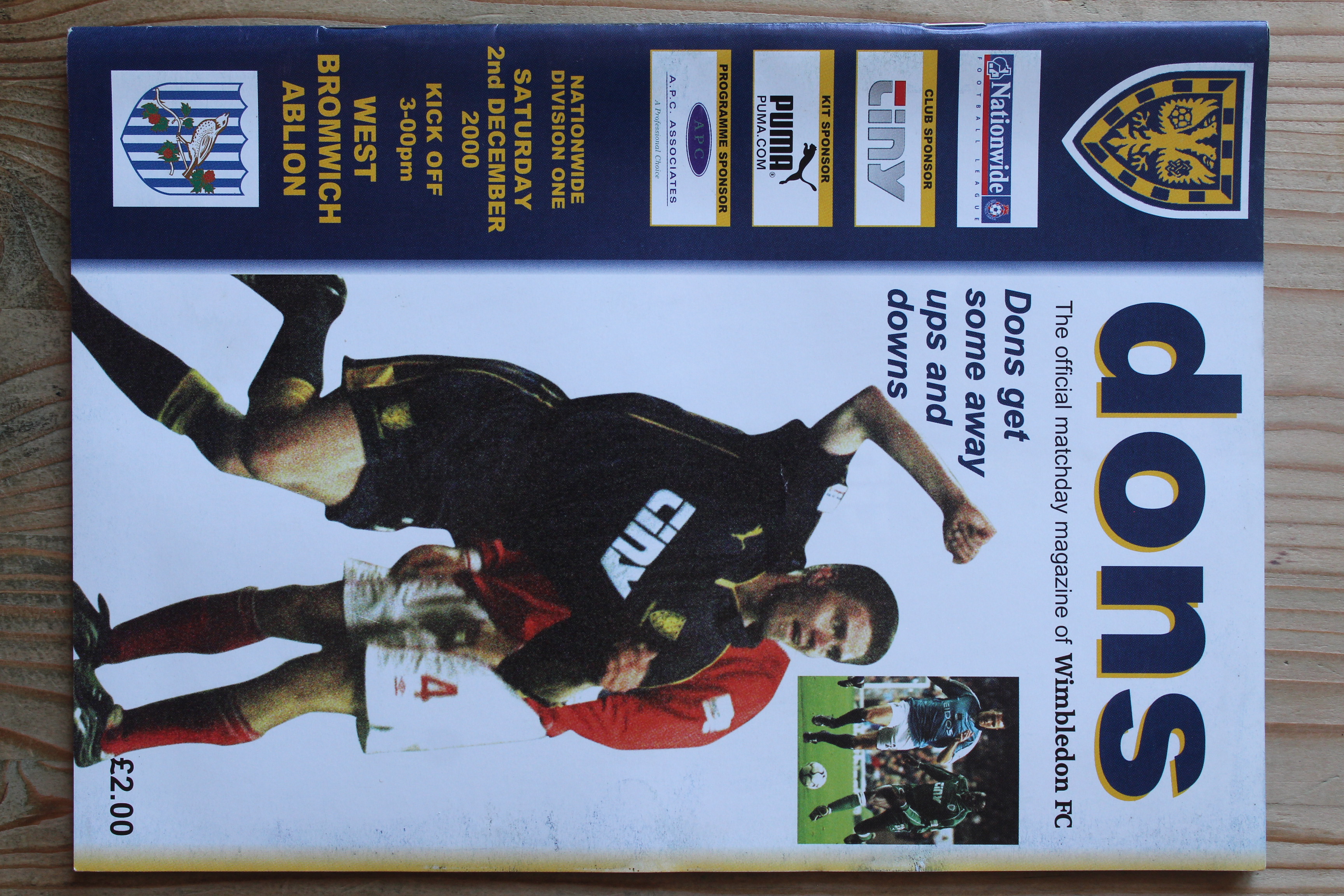 Wimbledon v West Bromwich Albion FC 