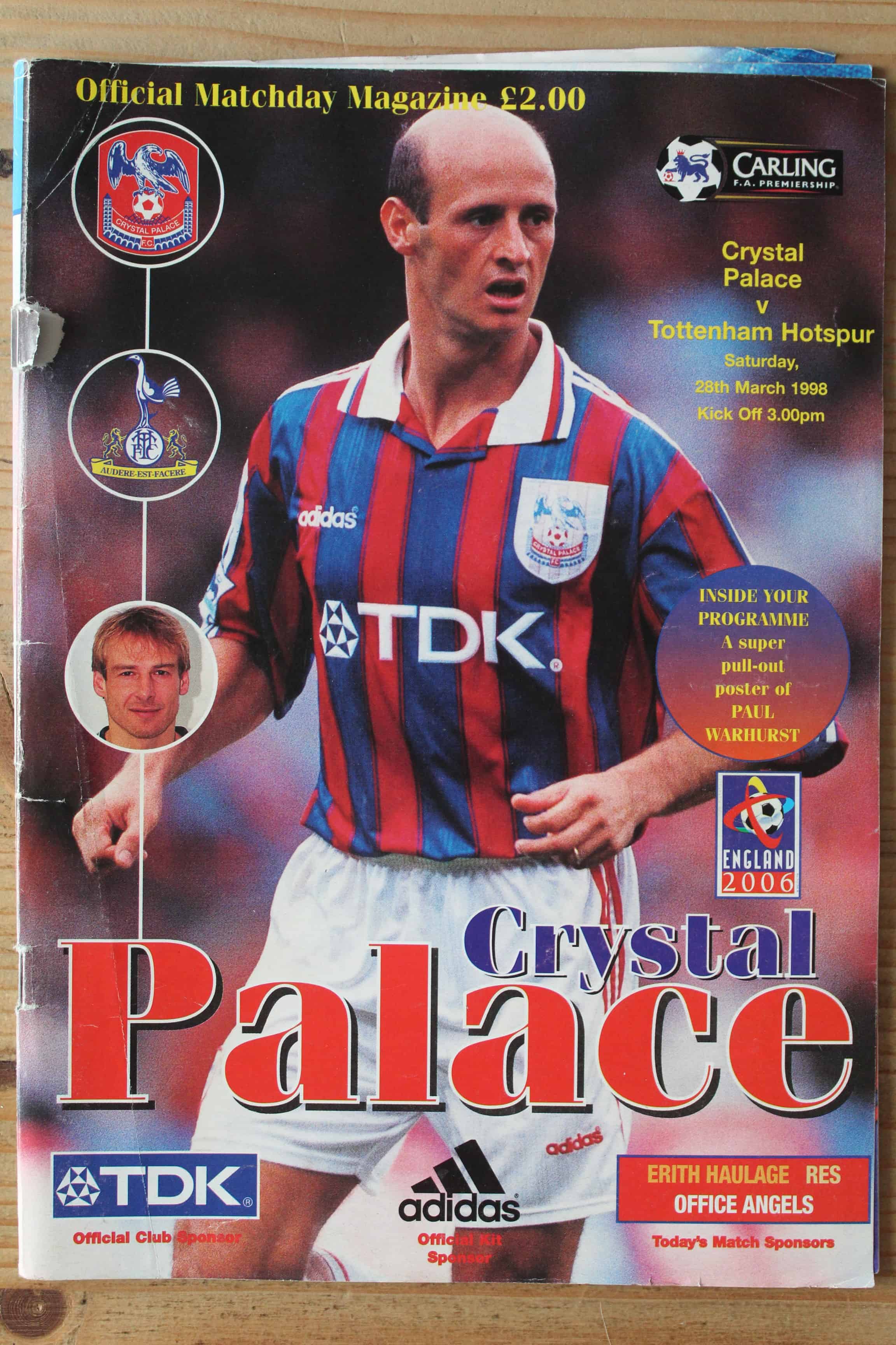 Crystal Palace FC v Tottenham Hotspur FC