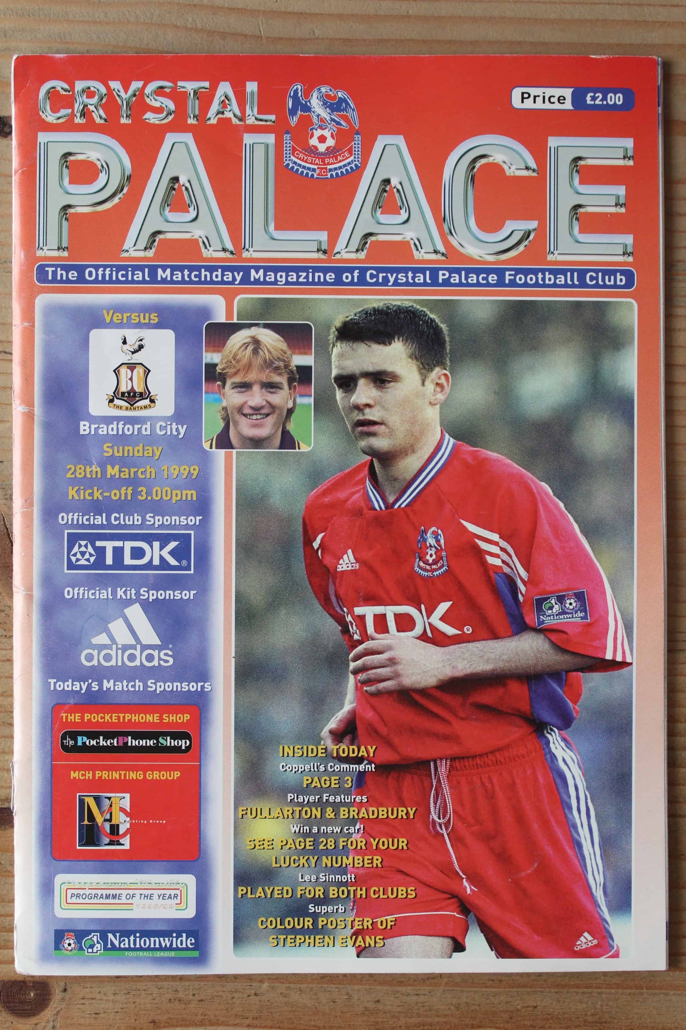 Crystal Palace FC v Bradford City FC