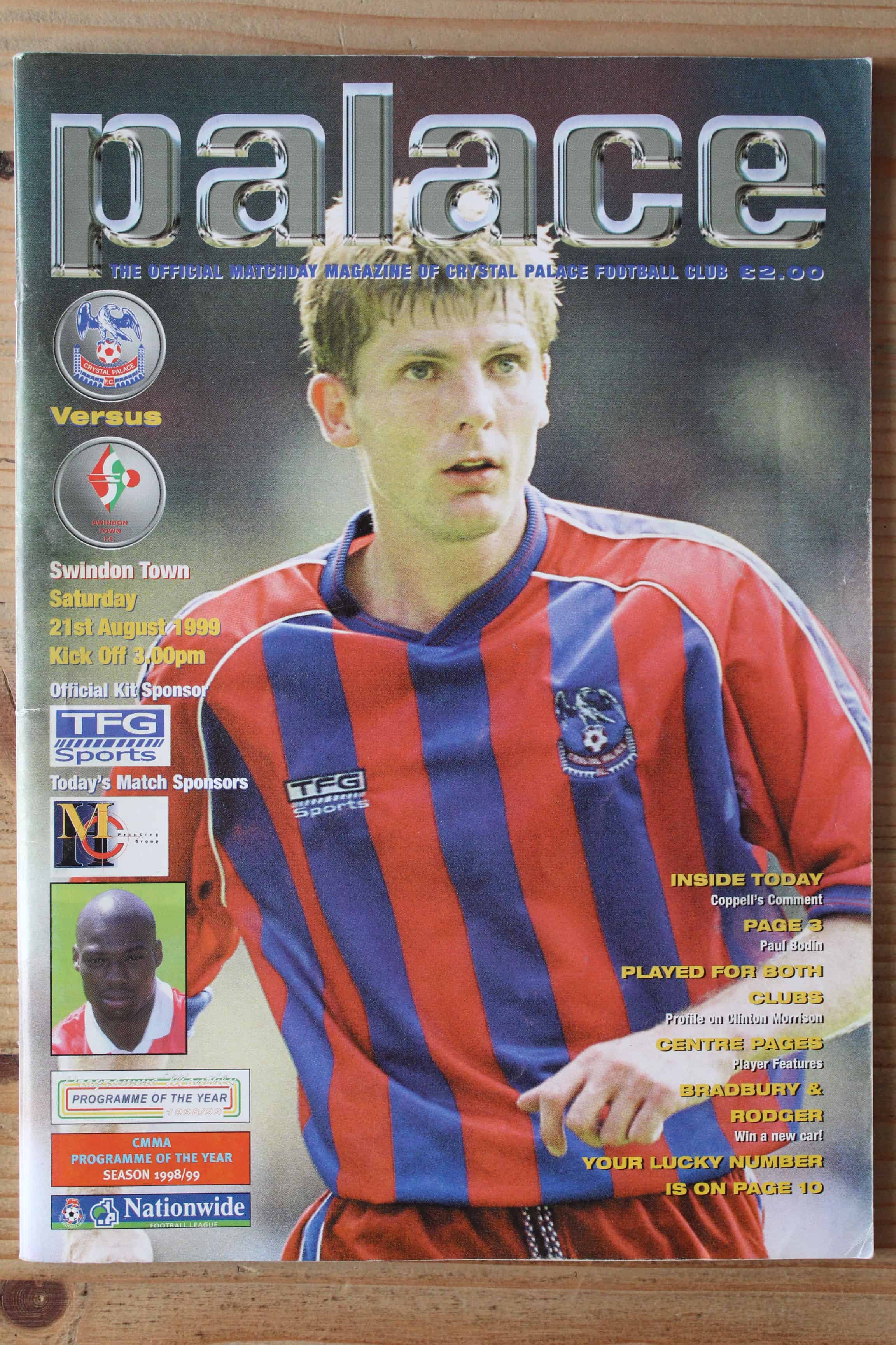 Crystal Palace FC v Swindon Town FC
