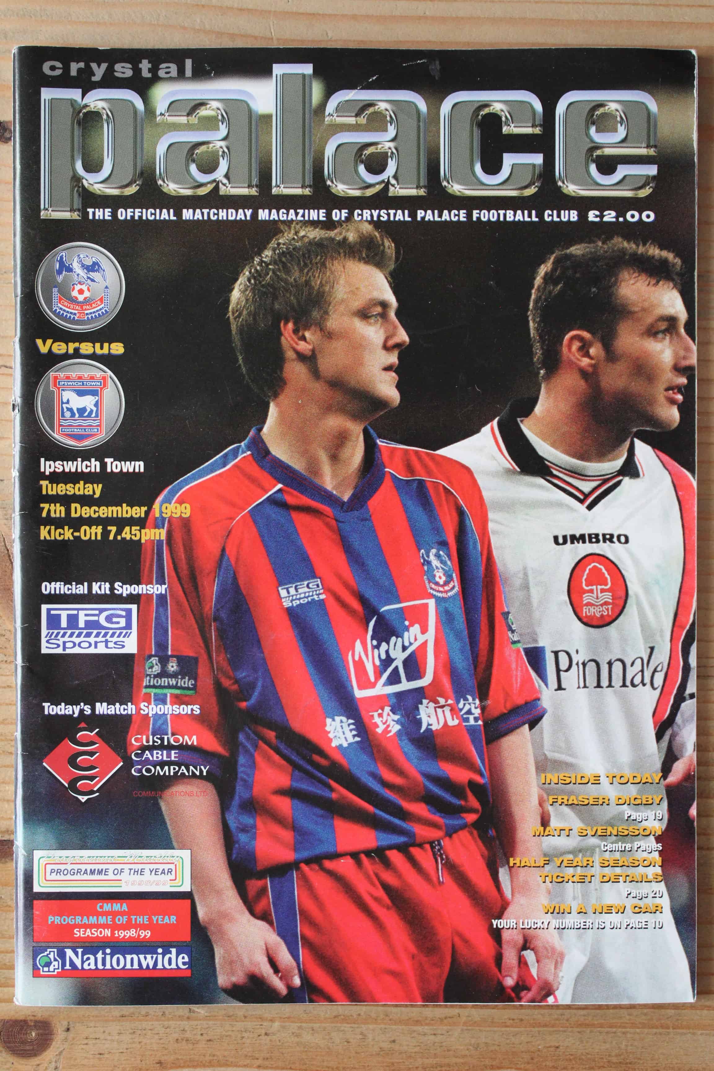 Crystal Palace FC v Ipswich Town FC
