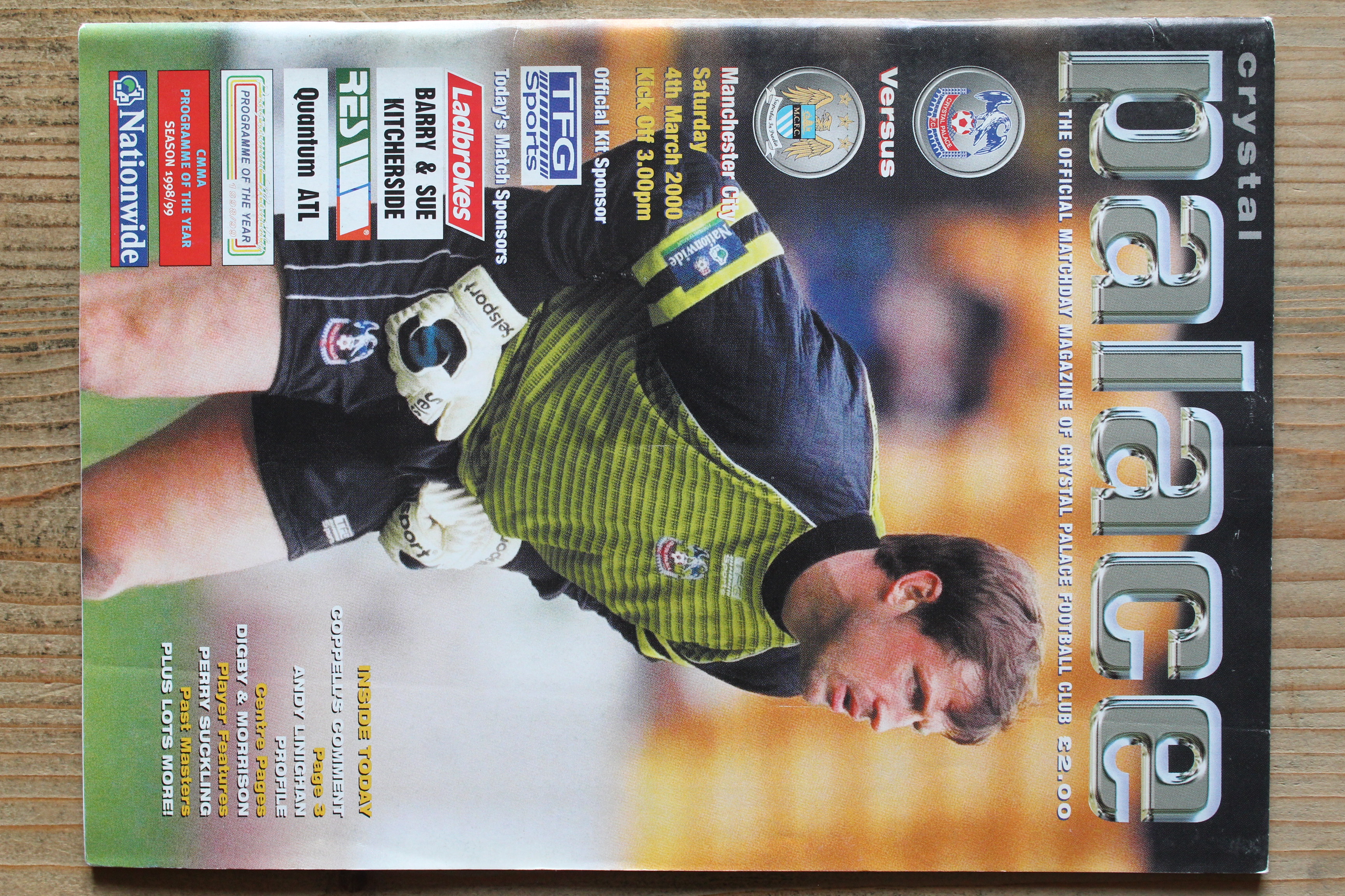 Crystal Palace FC v Manchester City FC