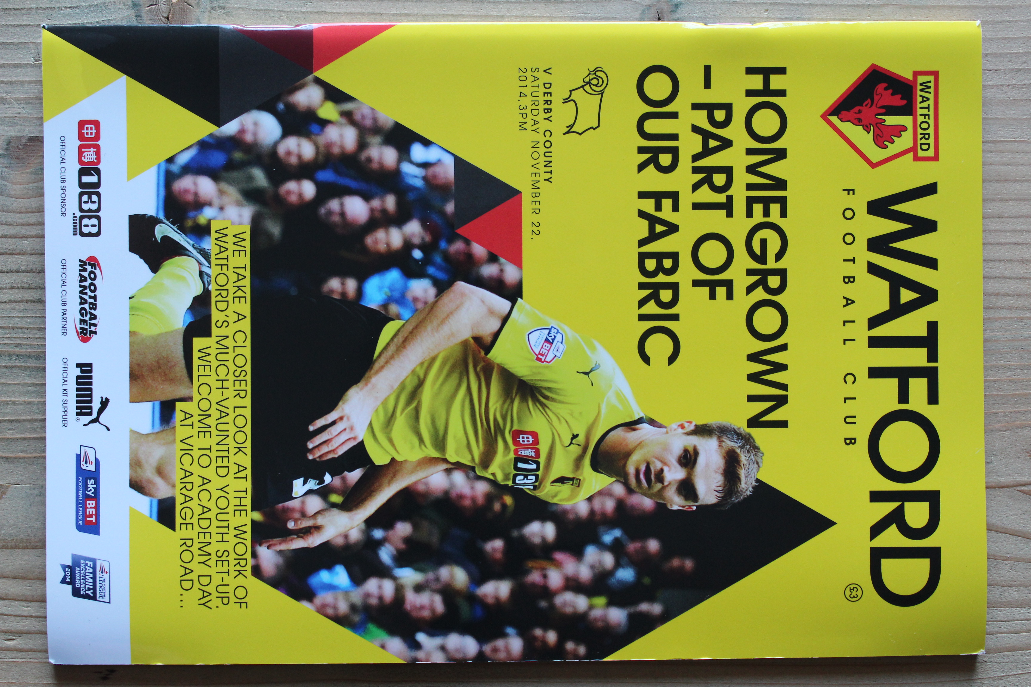 Watford FC v Derby County FC