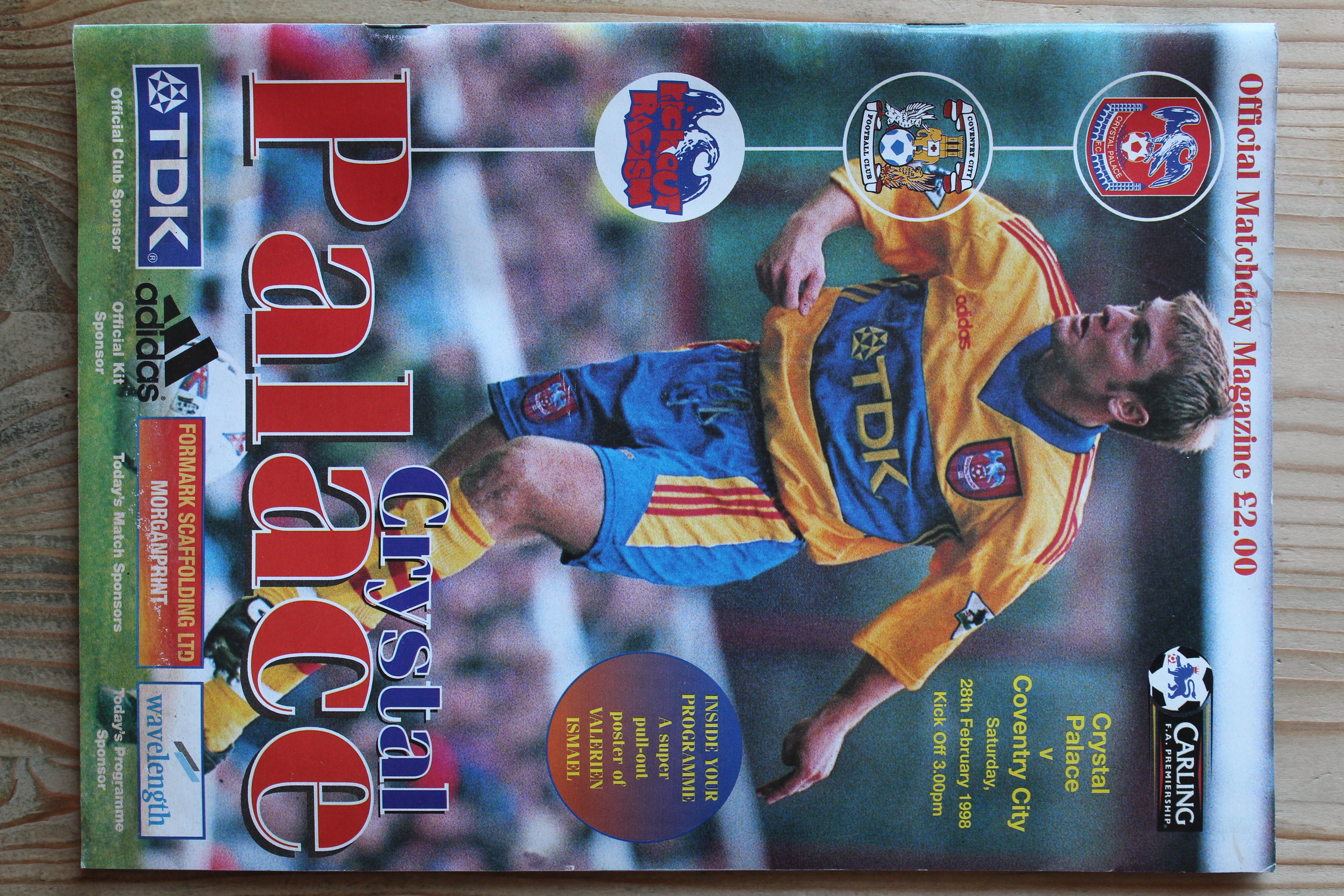 Crystal Palace FC v Coventry City FC