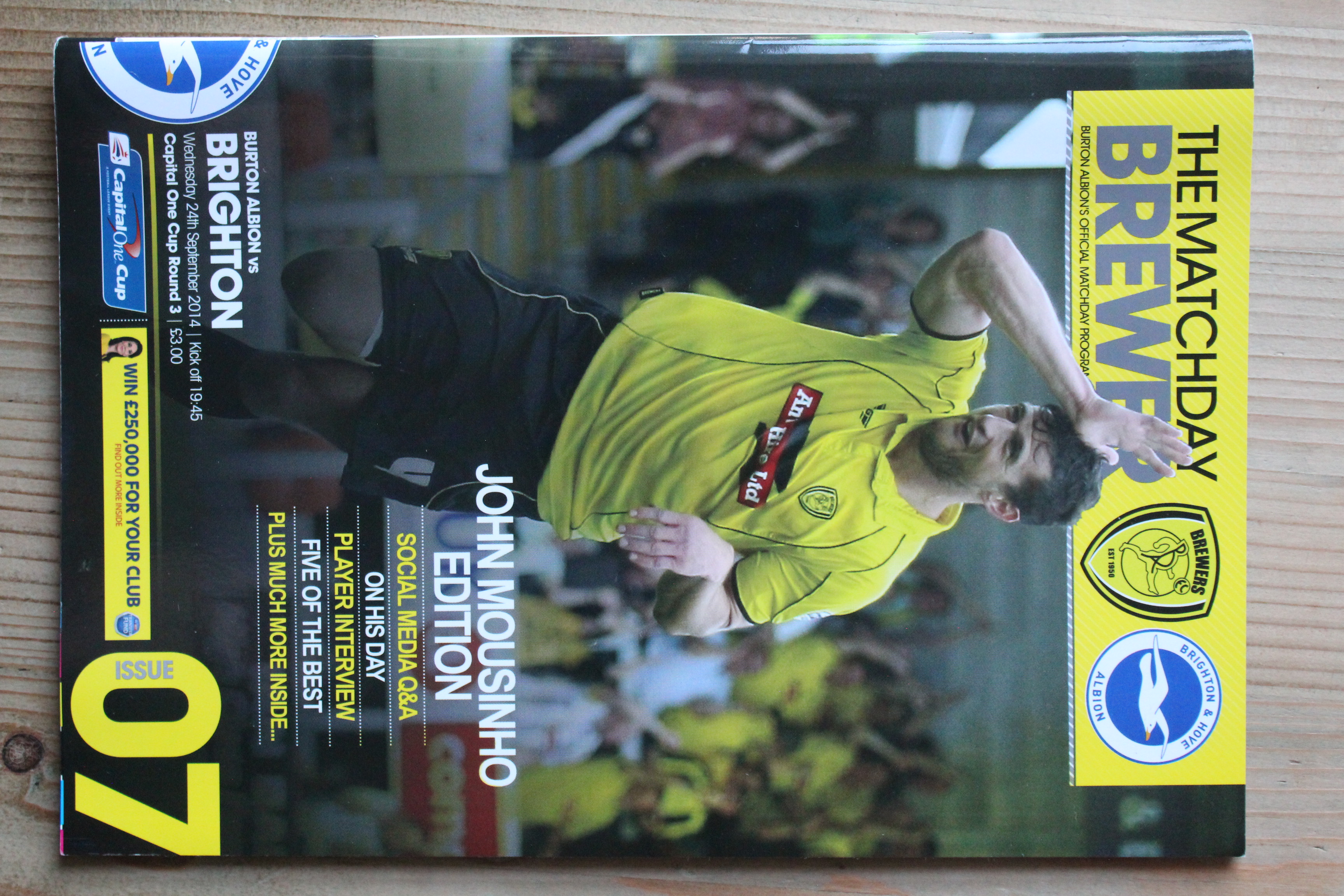 Burton Albion FC v Brighton & Hove Albion FC