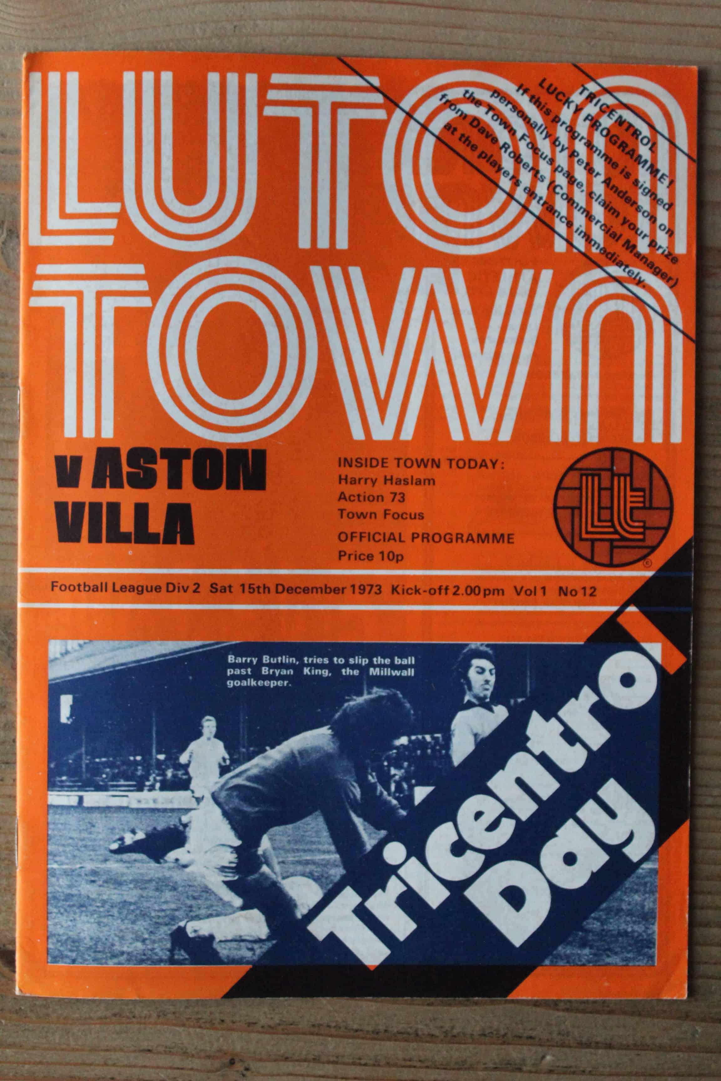 Luton Town FC v Aston Villa FC