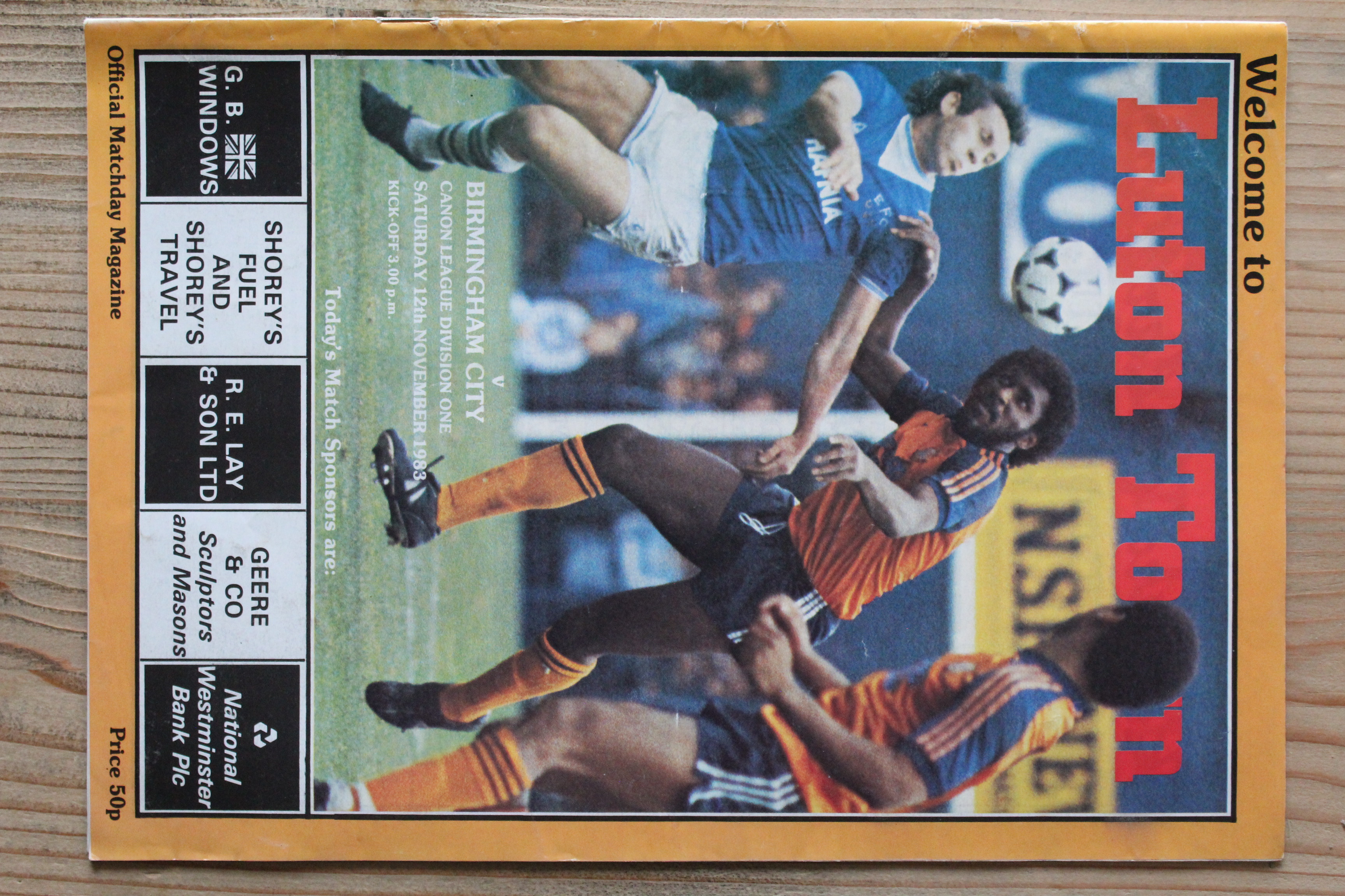 Luton Town FC v Birmingham City FC