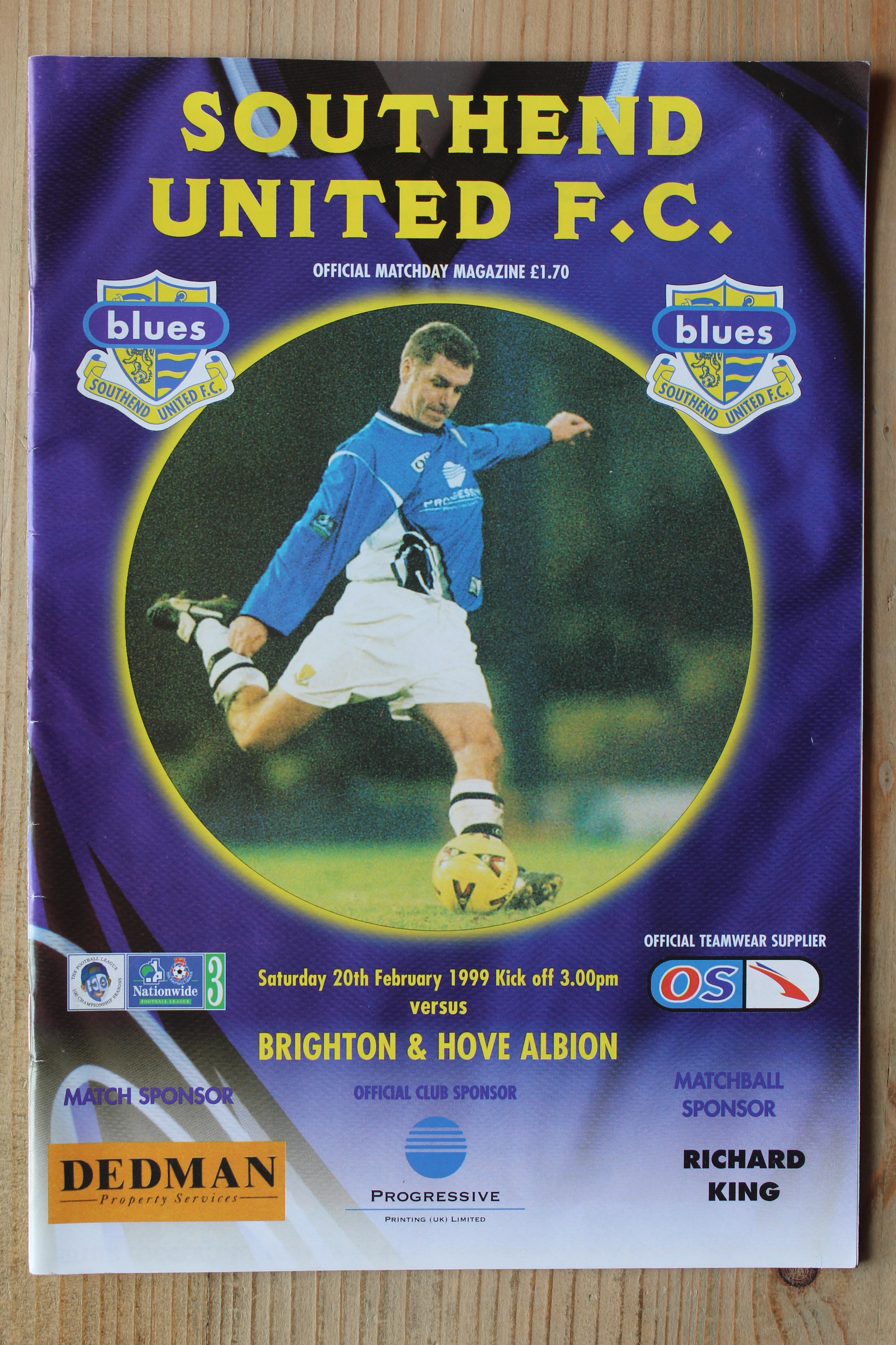 Southend United FC v Brighton & Hove Albion FC