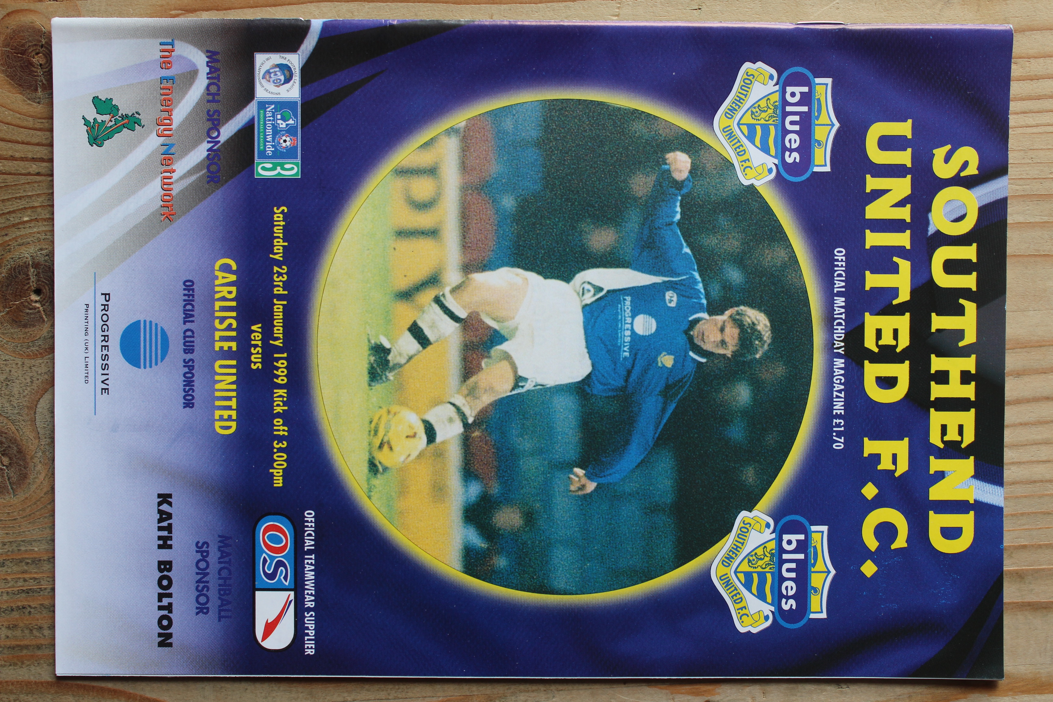 Southend United FC v Carlisle United FC
