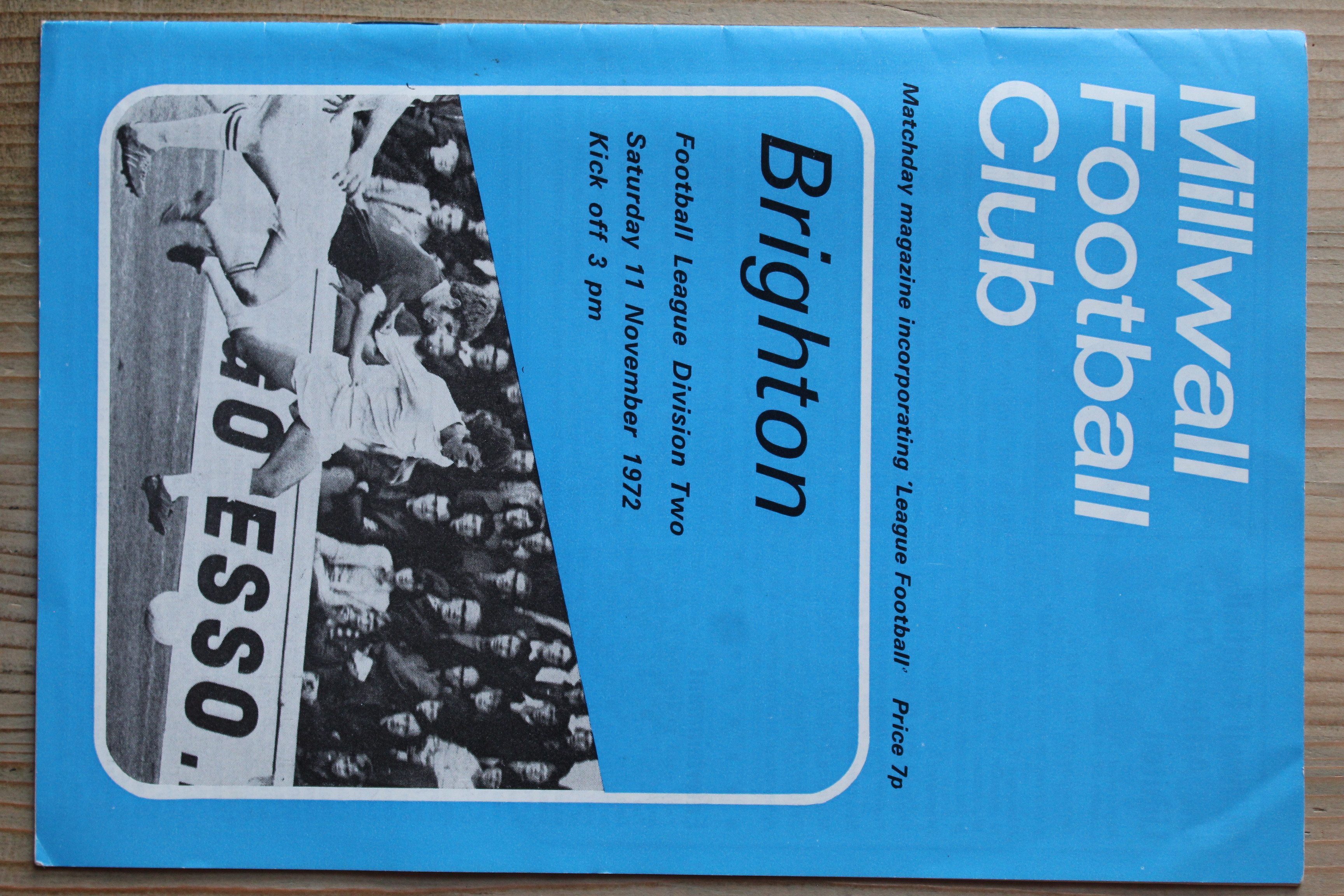 Millwall FC v Brighton & Hove Albion FC