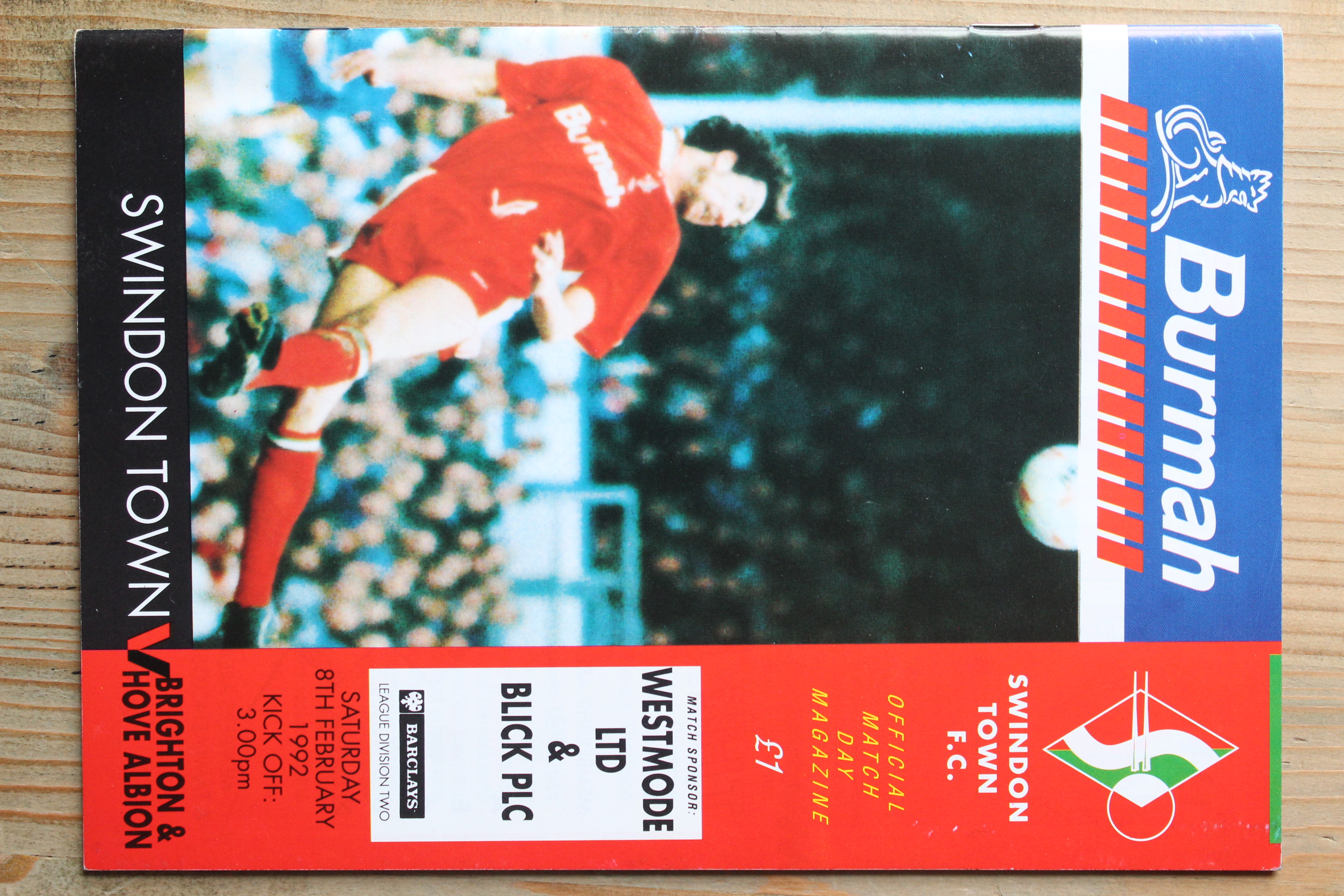 Swindon Town FC v Brighton & Hove Albion FC
